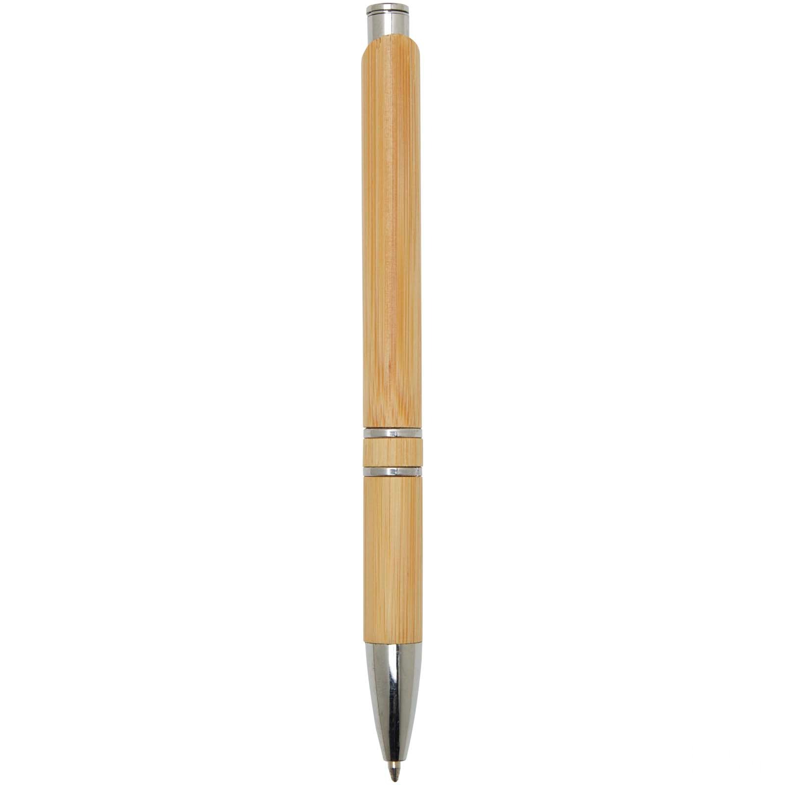 Wicker kulspetspenna i bambu (svart bläck)