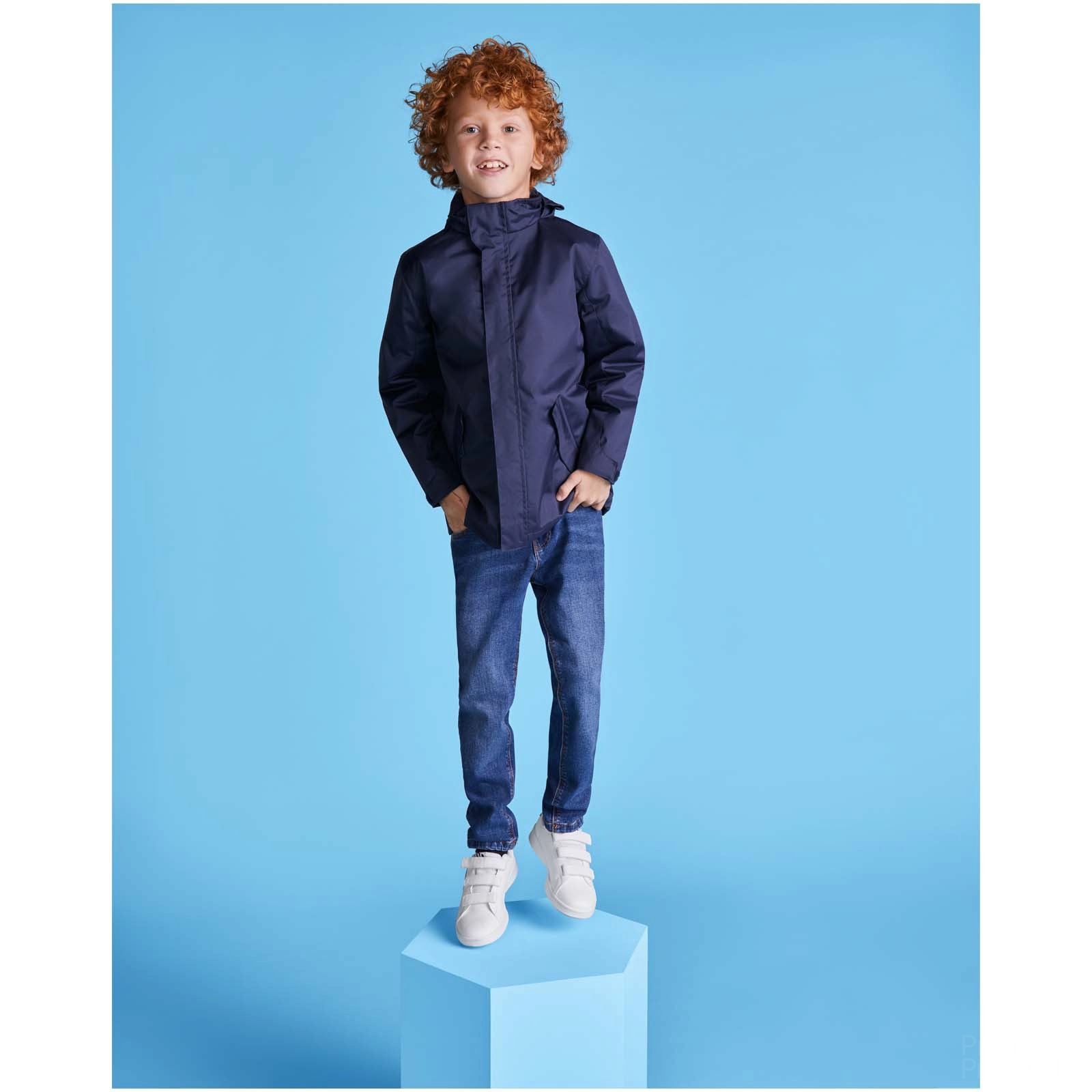 America fôret parkas for barn med trykk