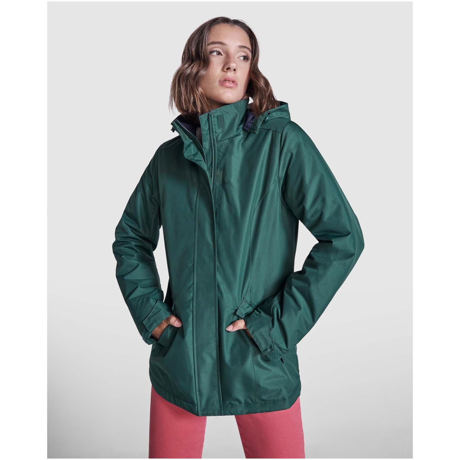 America fôret parkas til dame med trykk