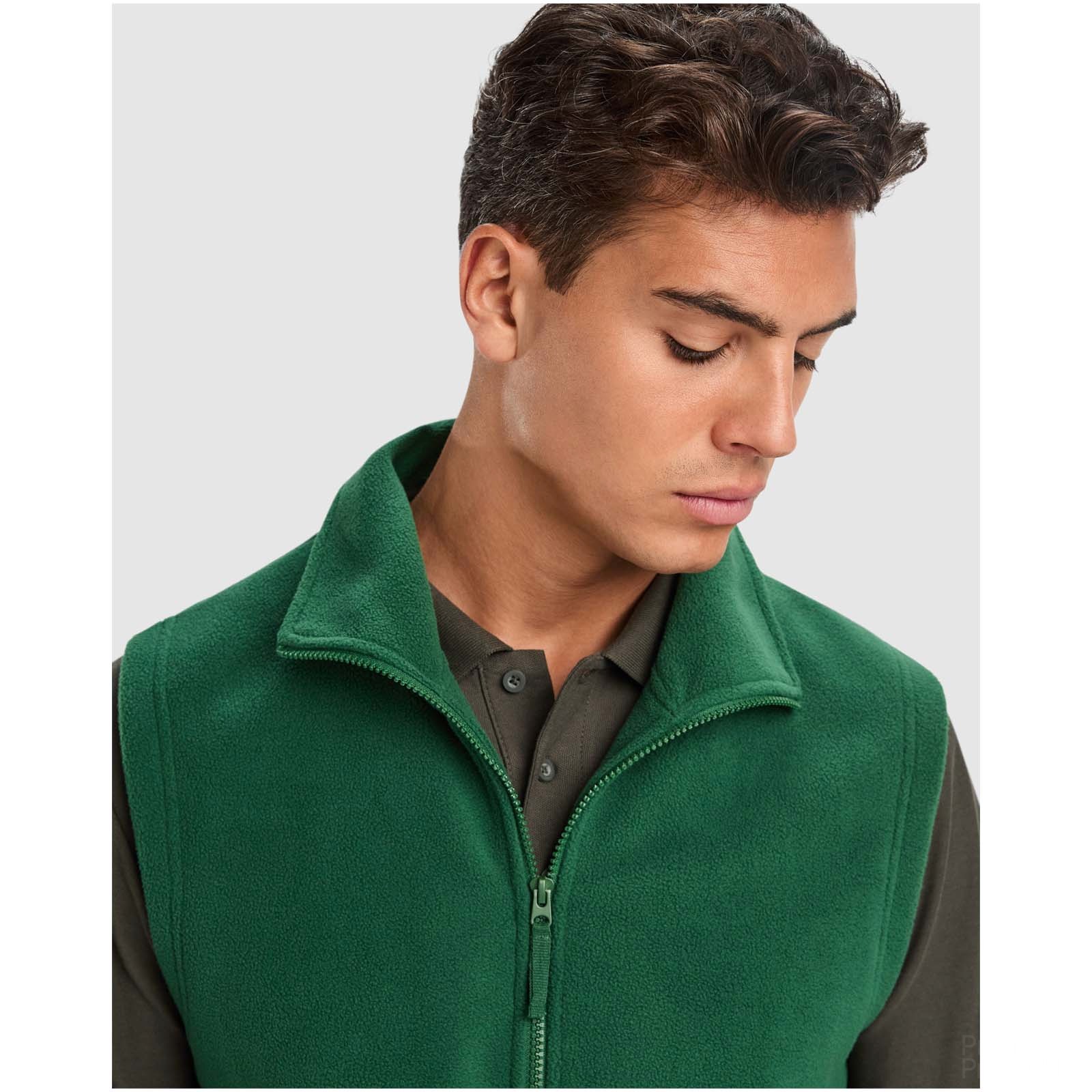 Bellagio unisex fleecevest med trykk