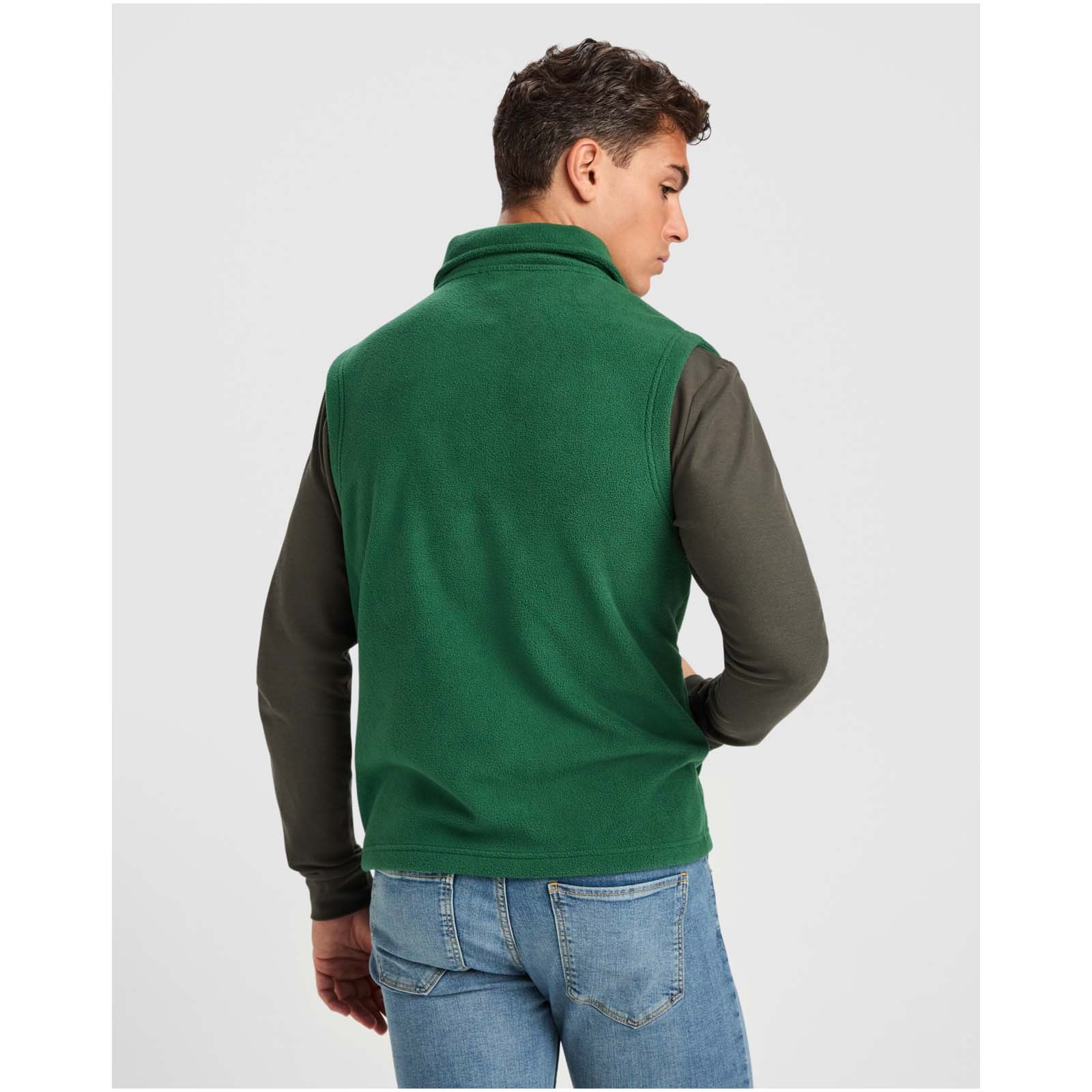 Bellagio unisex fleecevest med trykk