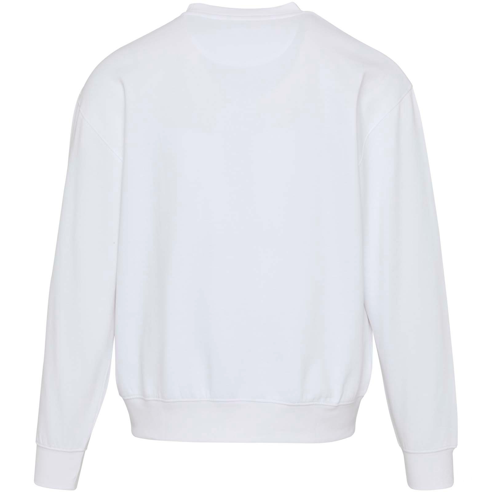 Boris 280 g/m2 oversized unisex-genser med rund hals av organisk OCS-materiale