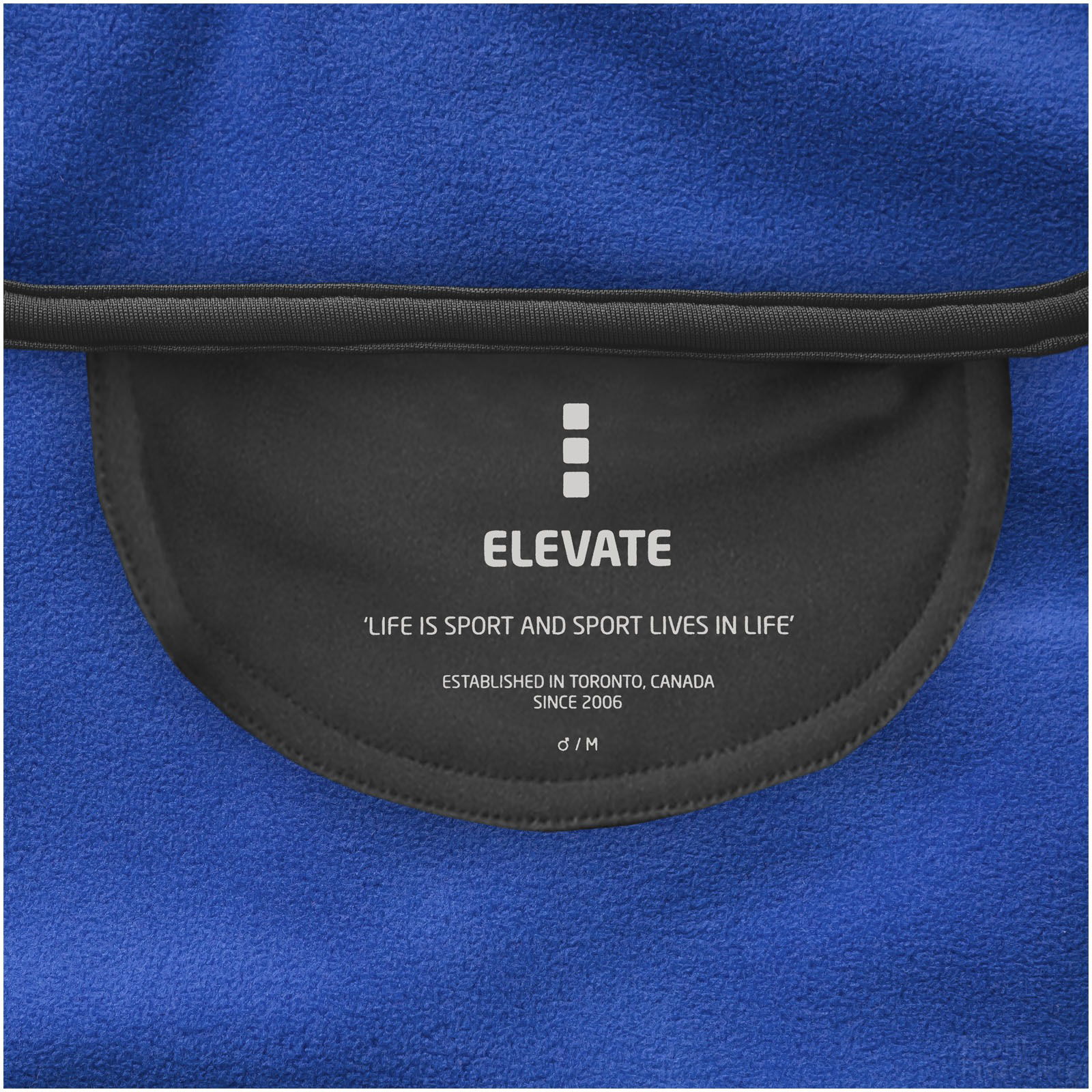 Brossard men's full zip fleece jacket