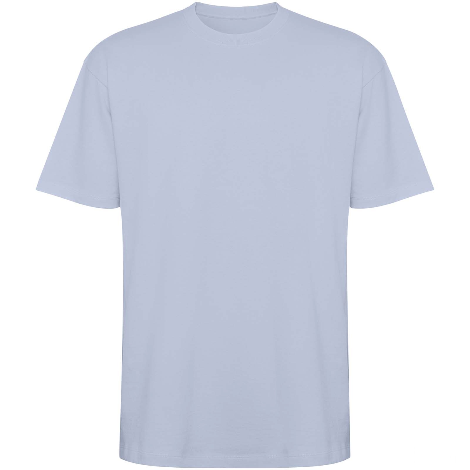 Bull kortärmad oversize unisex T-shirt - Zen blå med tryck