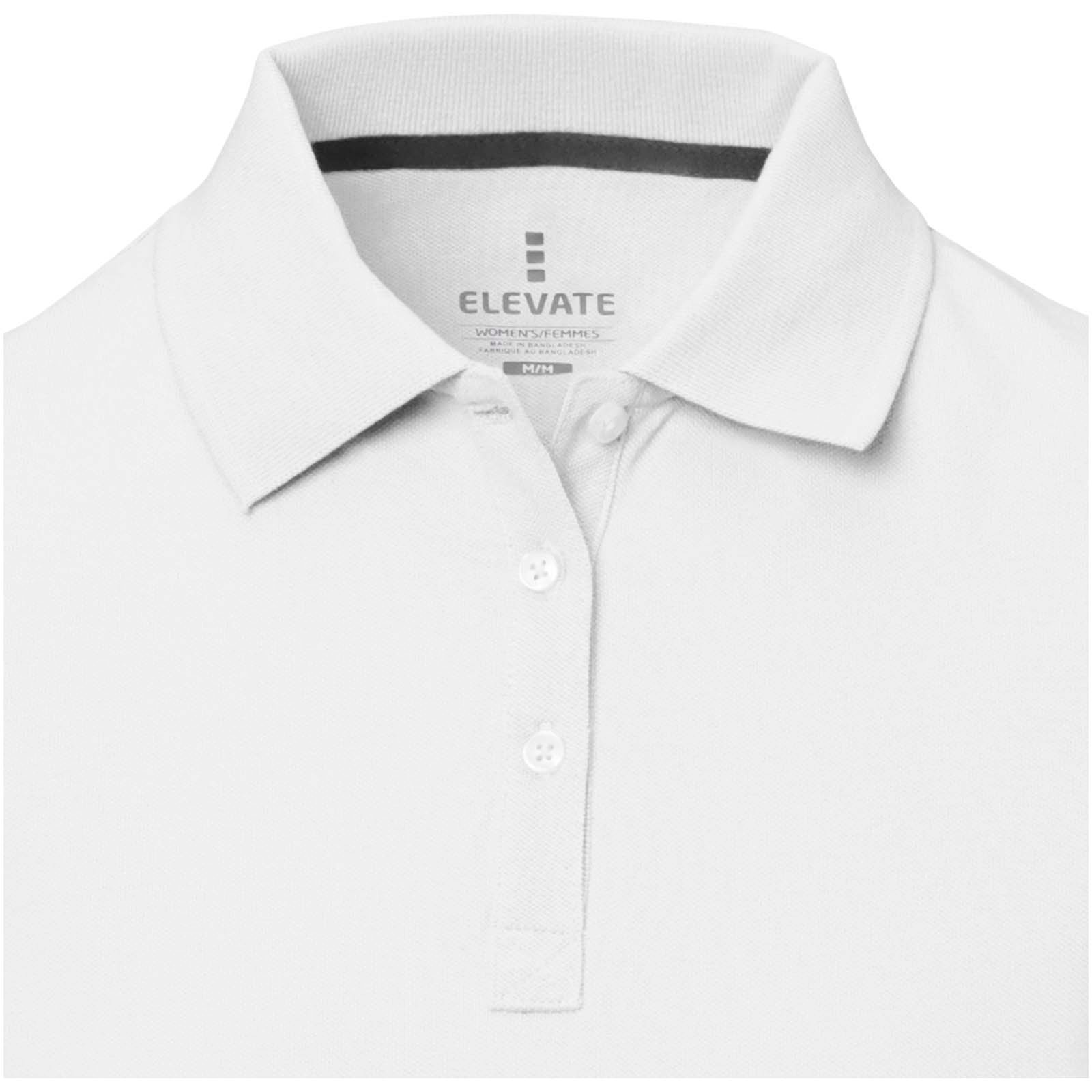 Calgary kortermet pikéskjorte til dame med trykk