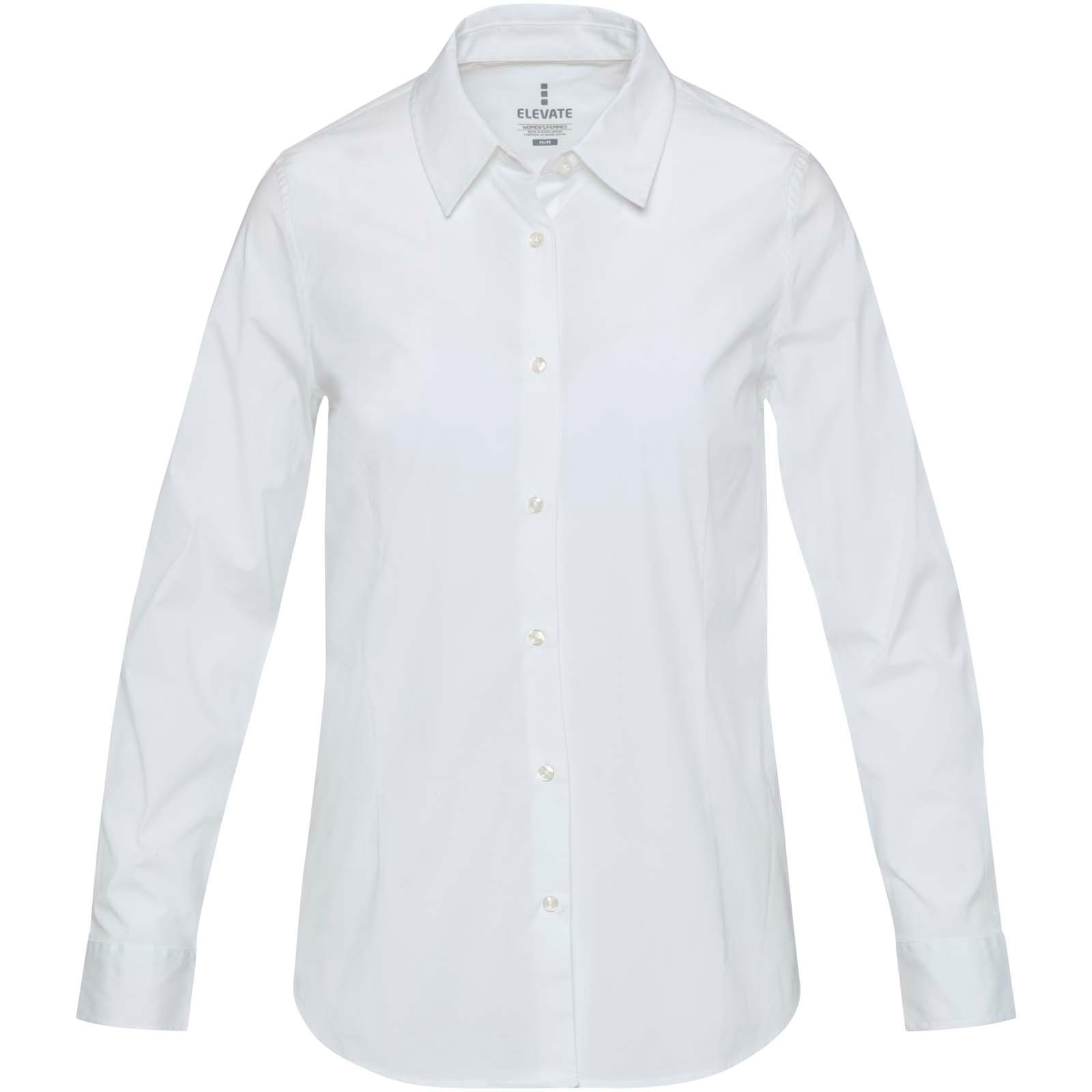 Carnelian poplinskjorta för dam