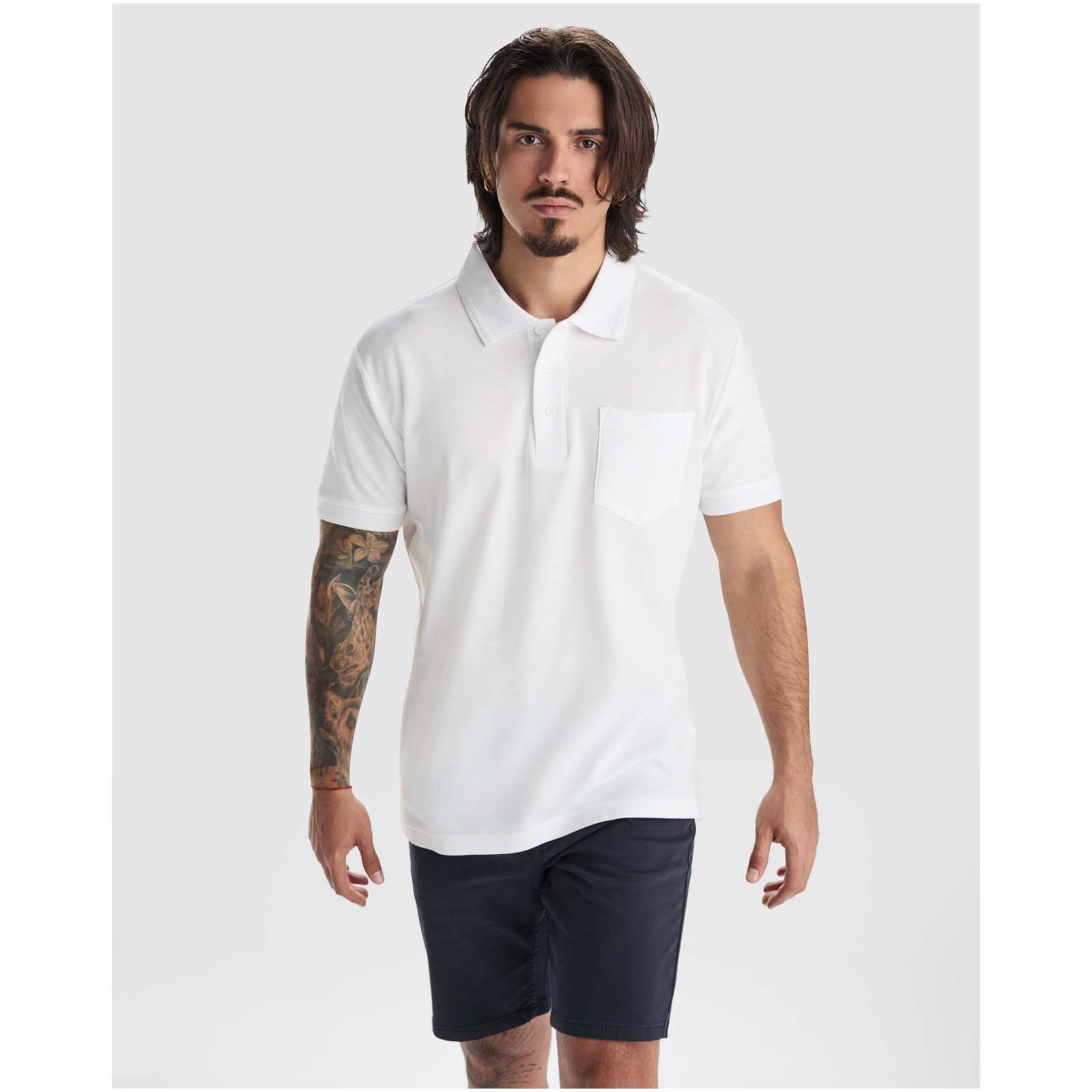 Centauro Premium kortermet unisexpolo med logo