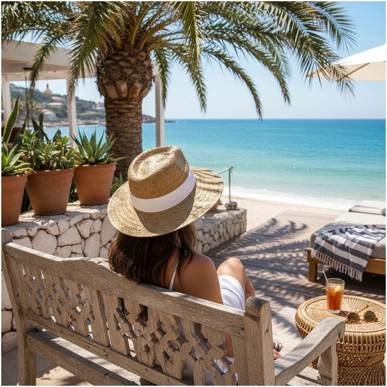 Citizen Green Bonnie panama hat