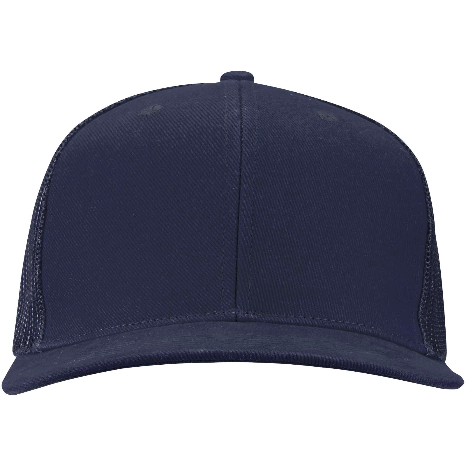 Drift Snapback 260 g/m2 keps med 6 paneler - Marinblå, forside