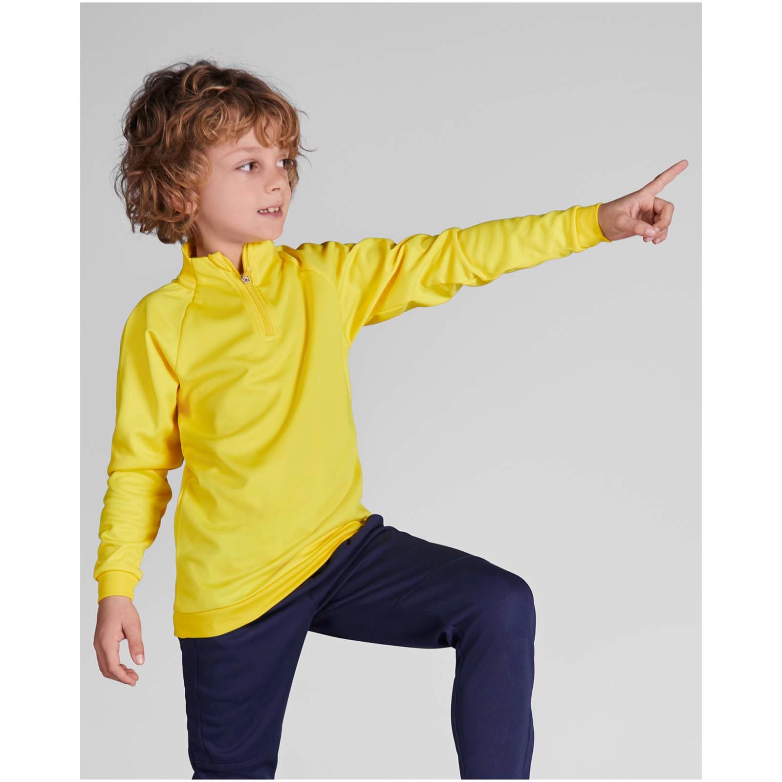 Epiro long sleeve kids quarter zip sweatshirt