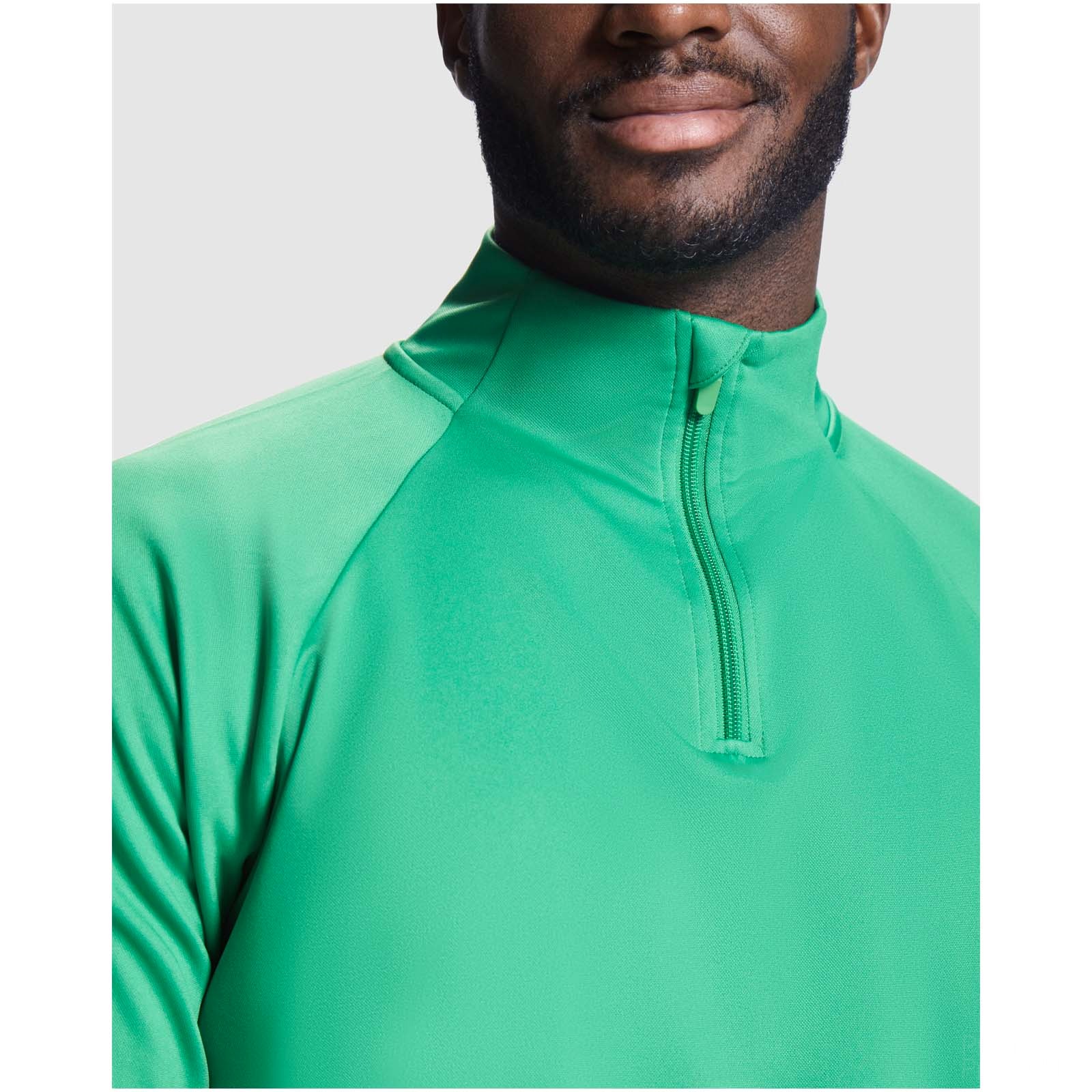 Epiro langermet sweatshirt med kvart glidelås for barn med logo