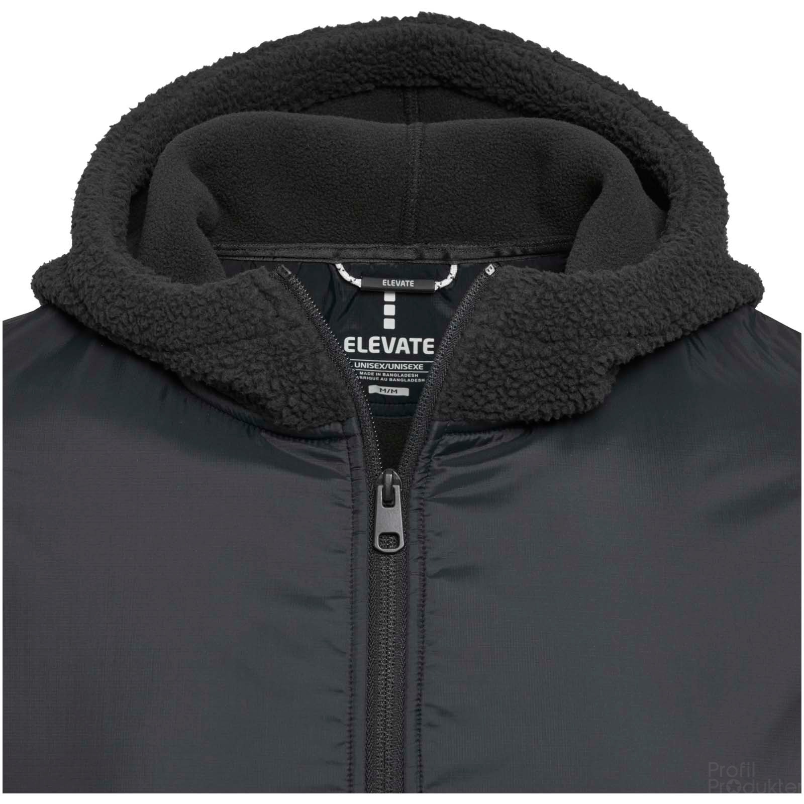 Evans unisex sherpa-fleece i resirkulert materiale med trykk