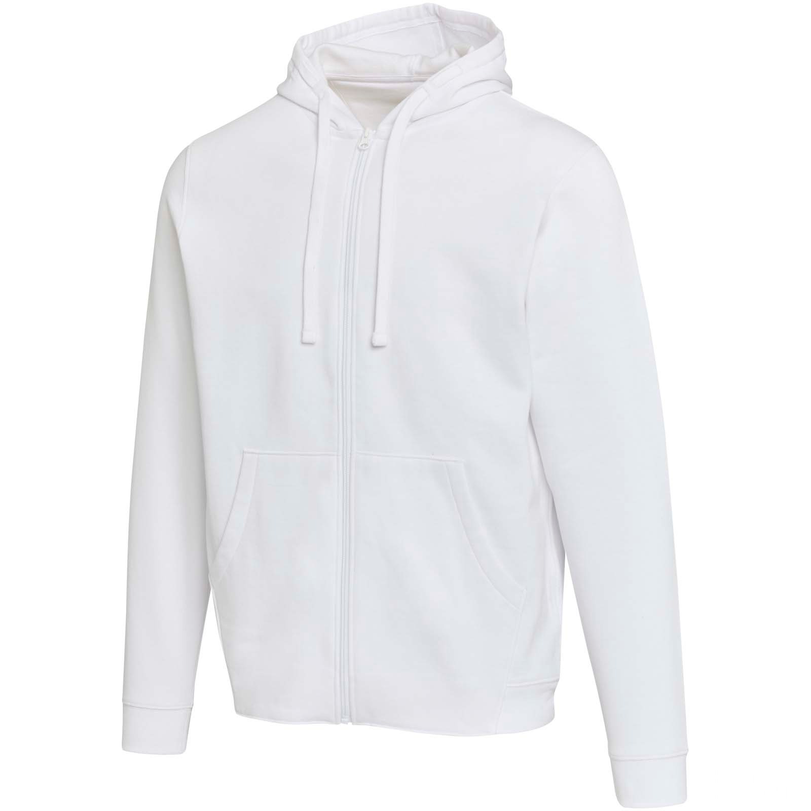 Jasper 280 g/m² hettegenser med hel glidelås unisex av økologisk OCS-sertifisert materiale