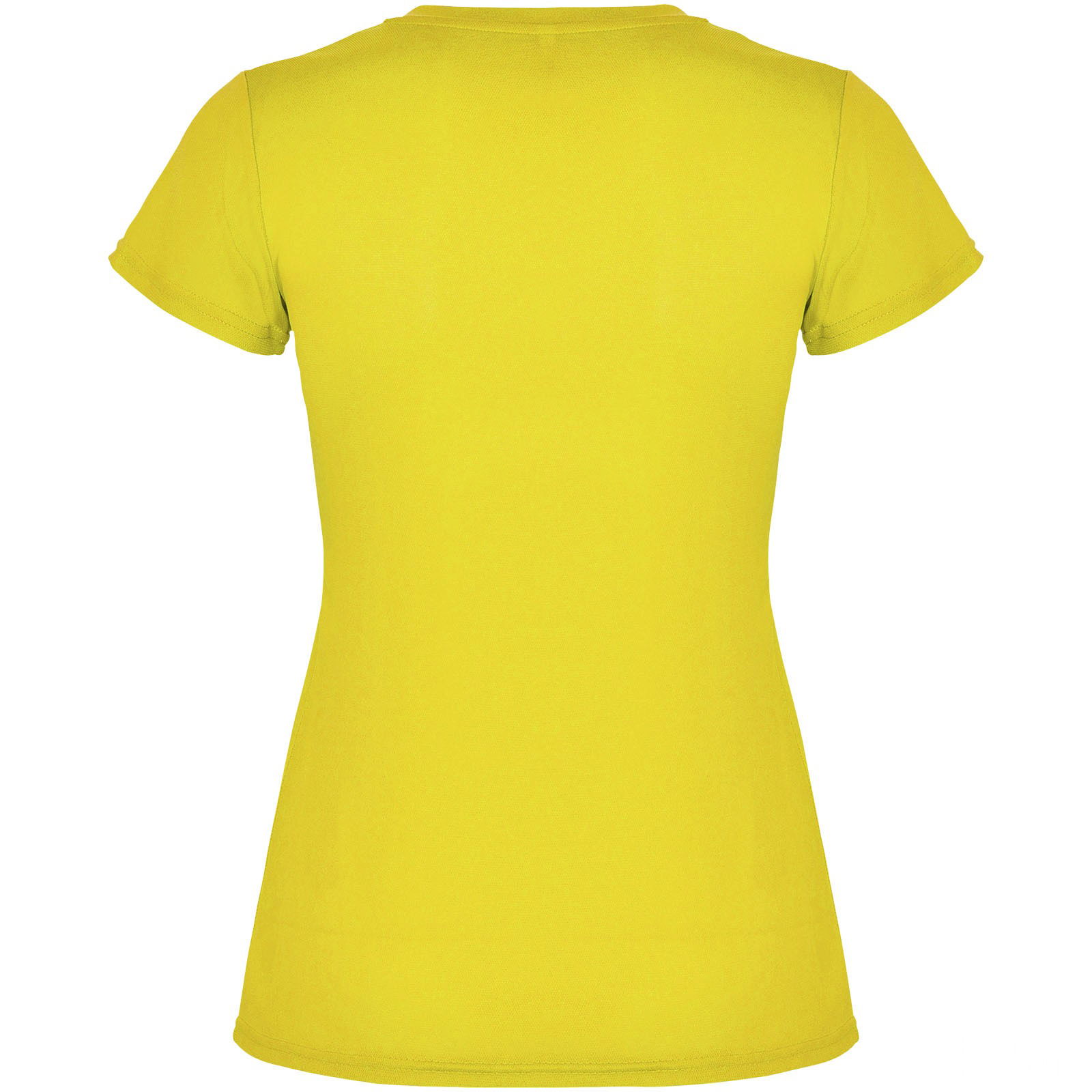 Montecarlo kortermet teknisk T-skjorte for dame med trykk