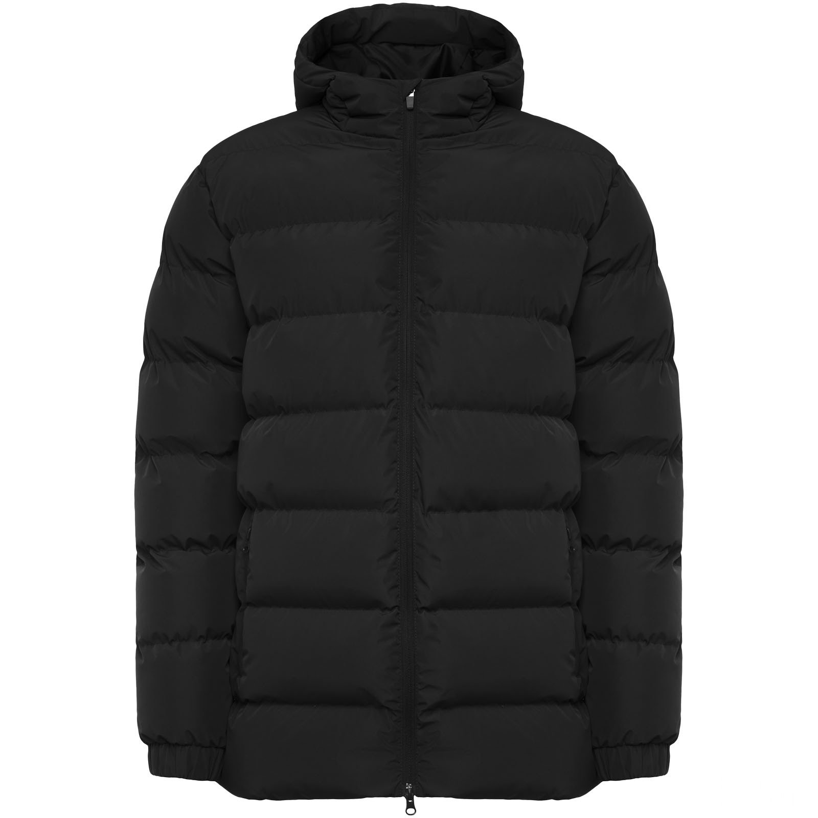 Nepal unisex isolerad parkas  - Svart med tryck