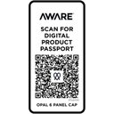 Opal 6 panel 240 g/m2 Aware™ recycled cap - image 4