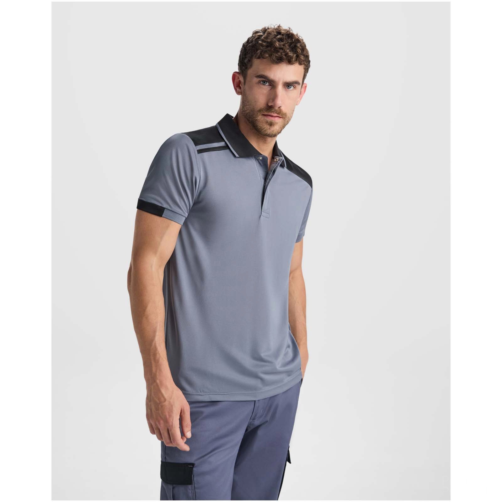 Samurai 160 g/m2 antibakteriell kortärmad unisex-pikétröja 