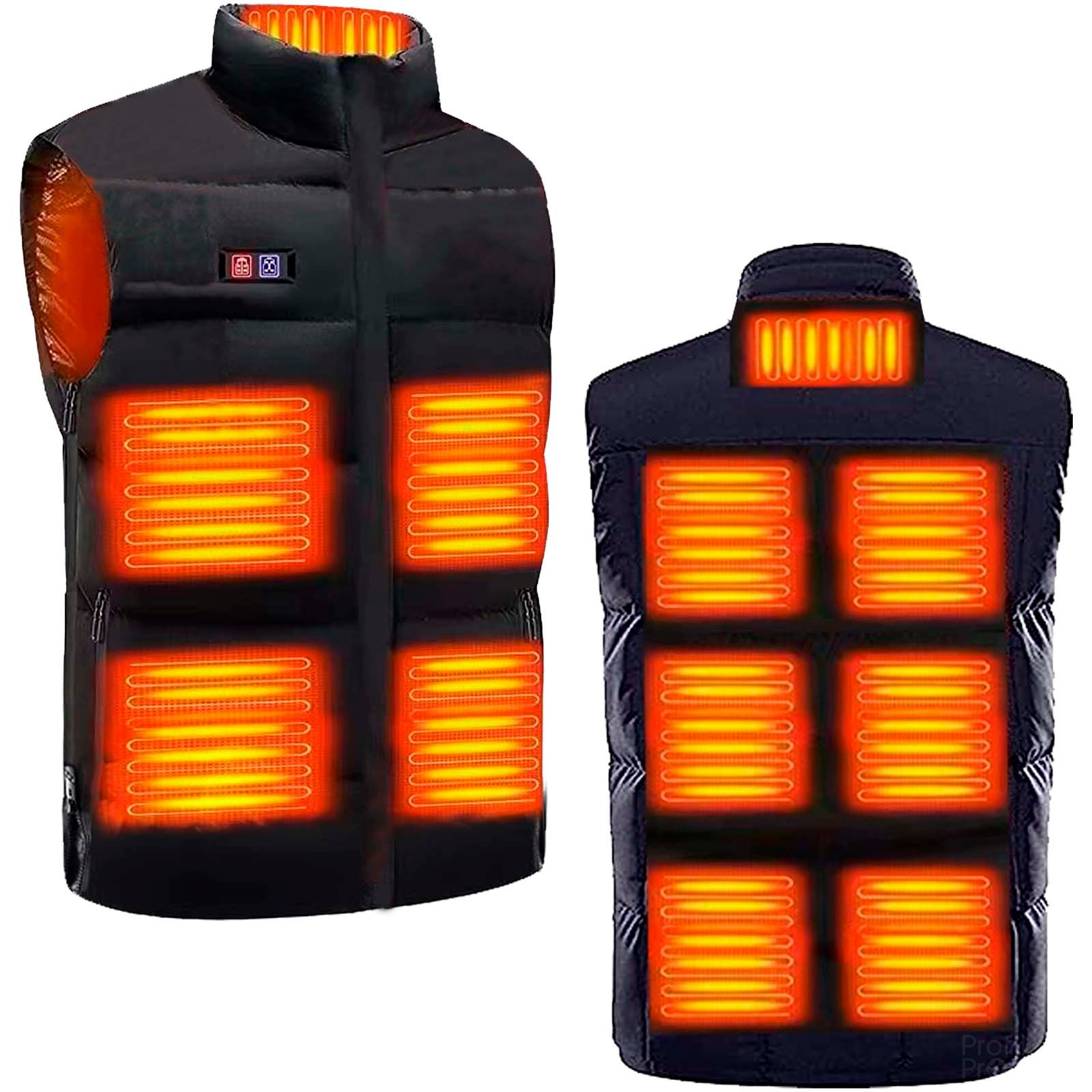 SCX.design G01 oppvarmet vest med powerbank og logo