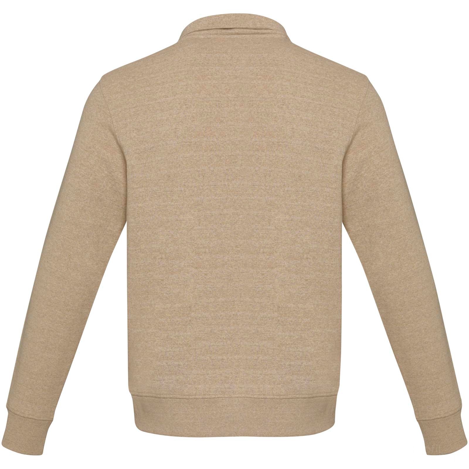 Tin unisex Aware™ recycled quarter zip sweater 