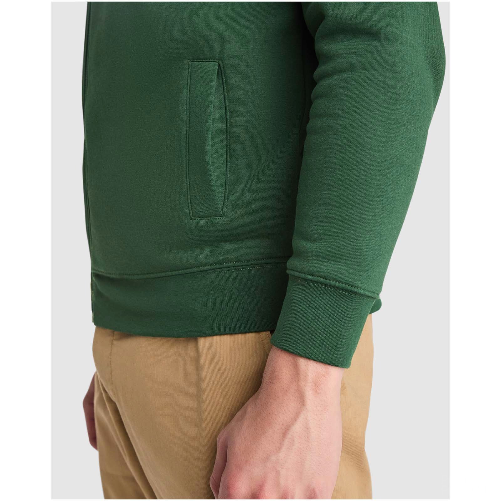 Ulan 280 g/m² unisex tröja med dragkedja