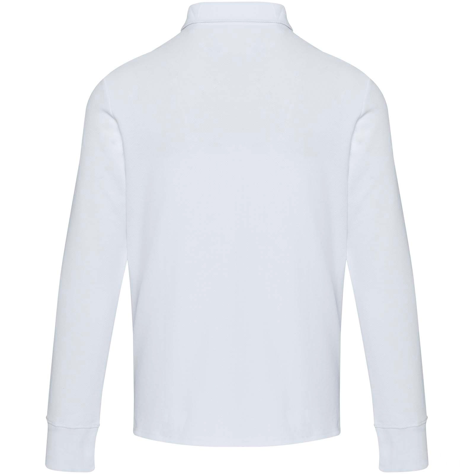 Zeus long sleeve unisex half zip polo