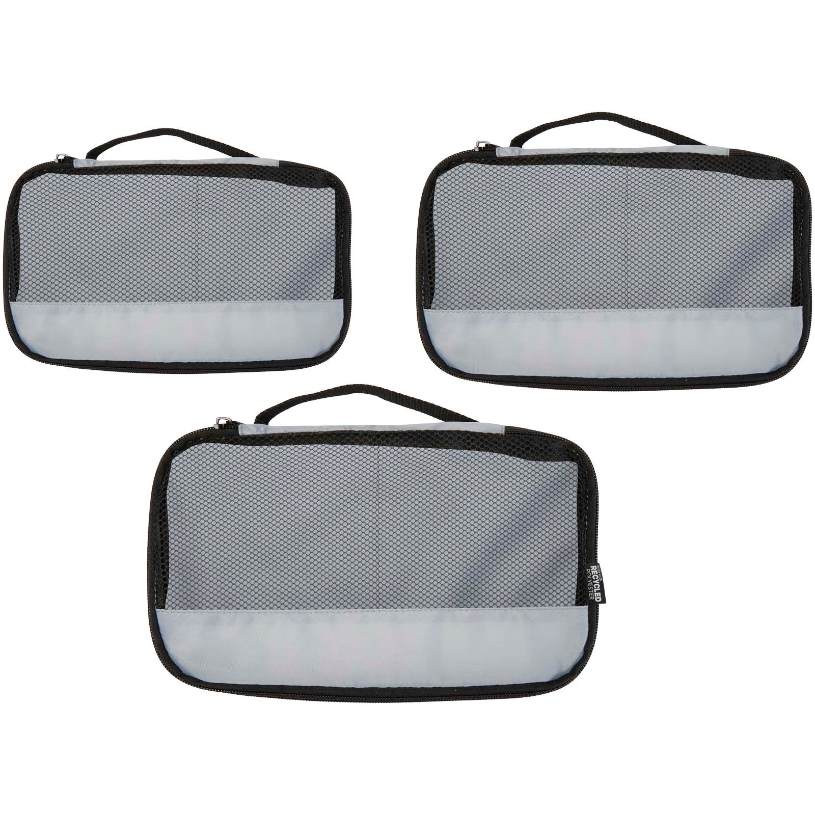 Jet GRS-återvunna packkuber – 3-pack - Grå, forside