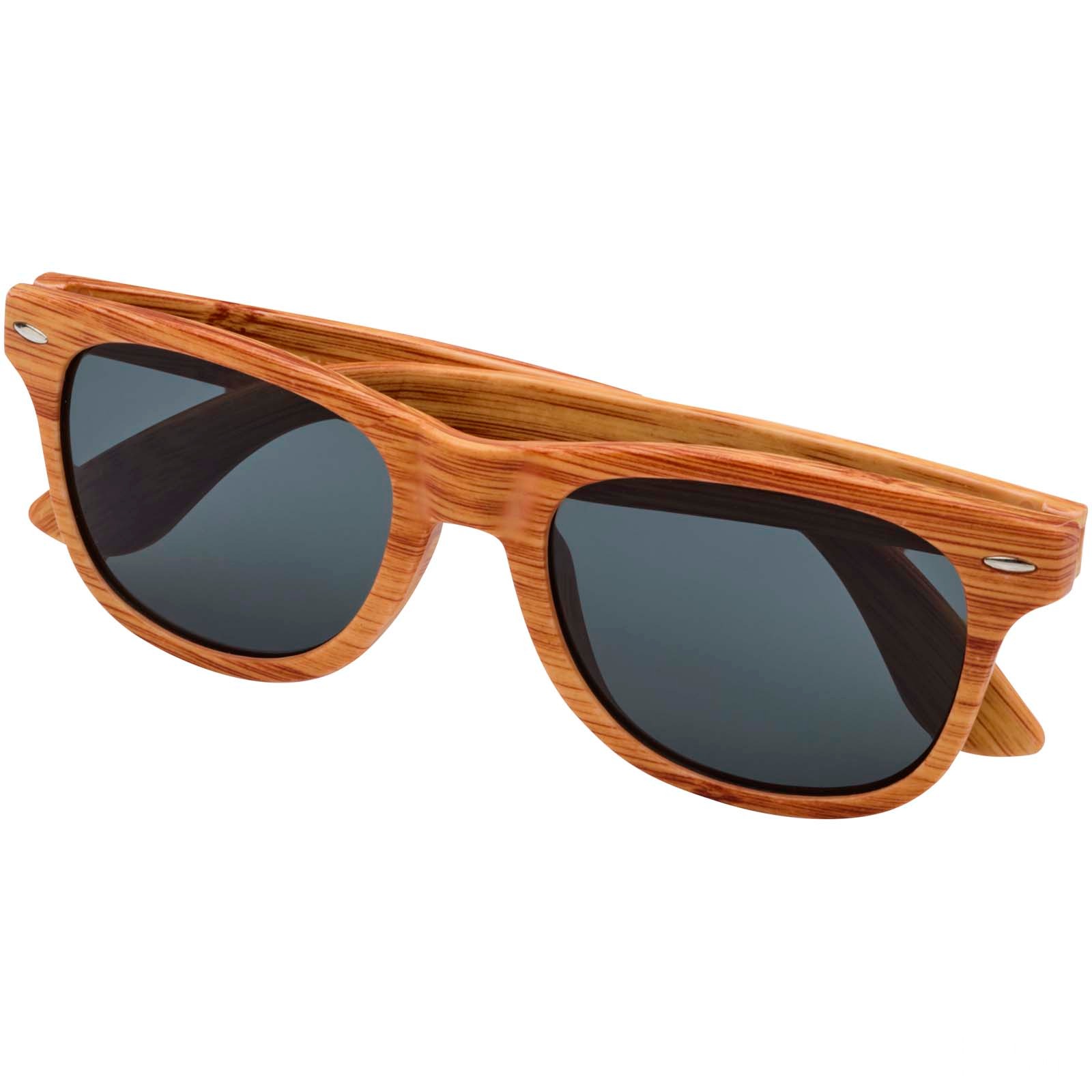 Mira wood-look sunglasses