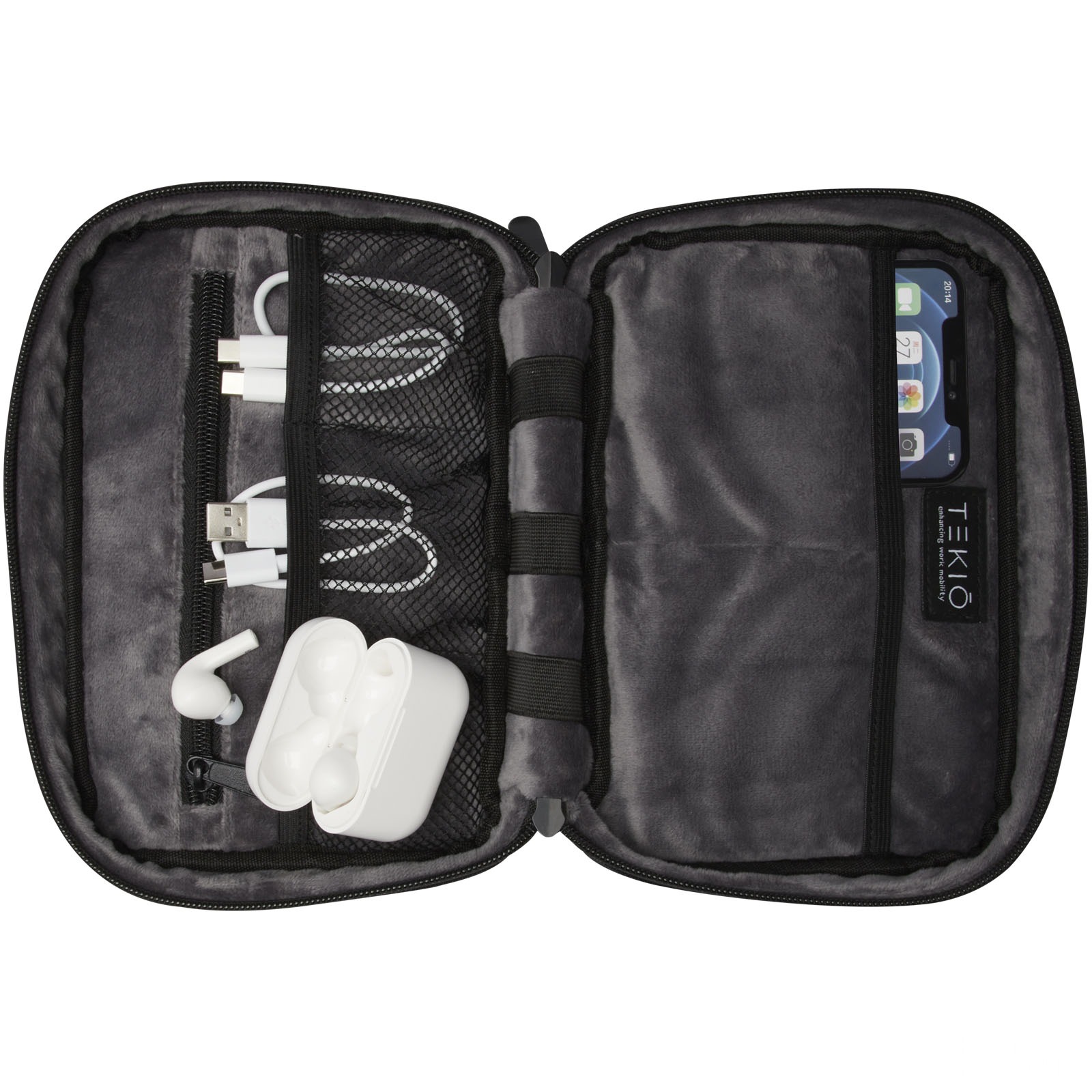 Rise GRS recycled organiser pouch  