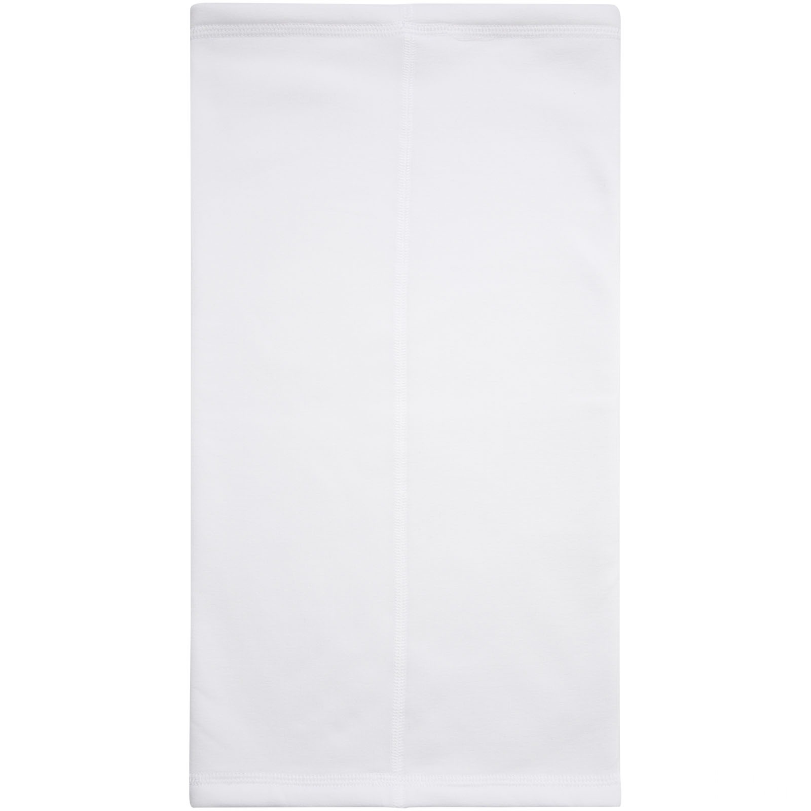 Zoya sublimated multi-scarf with hems and fleece layer in RPET