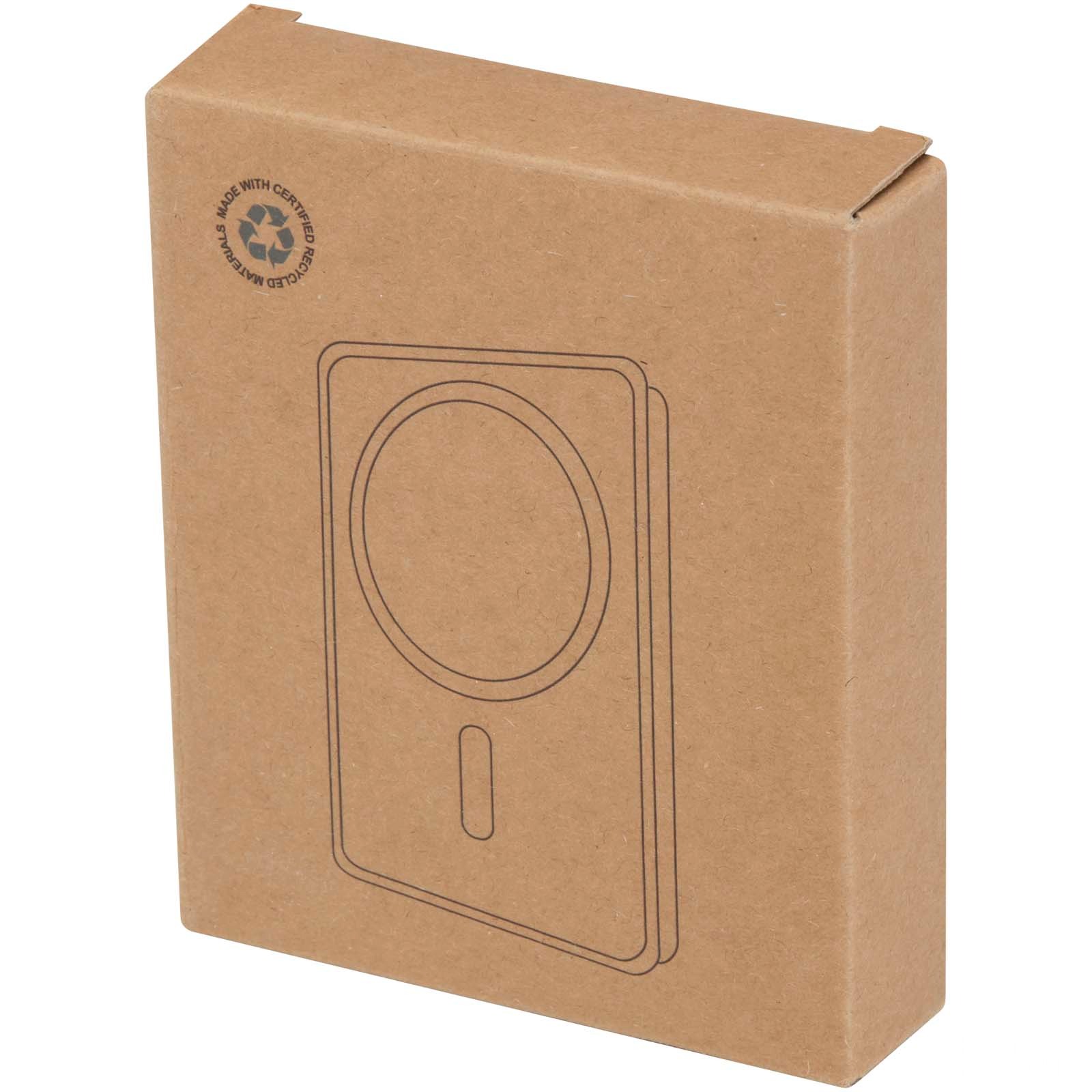 Acrab 10 000 mAh 15 W magnetisk trådløs powerbank med 20 W PD av resirkulert plast med logo