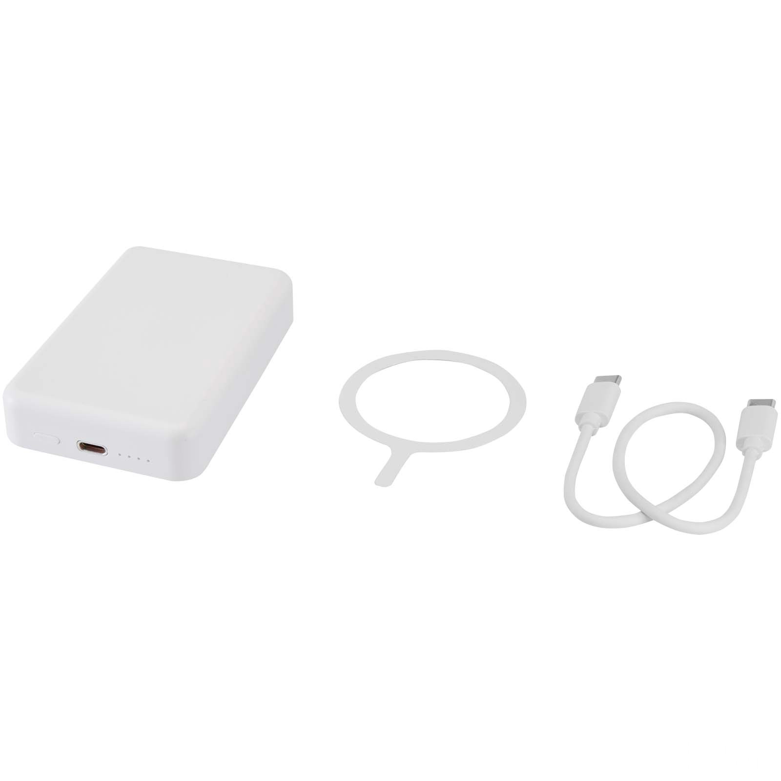 Acrab 10 000 mAh 15 W magnetisk trådløs powerbank med 20 W PD av resirkulert plast med logo