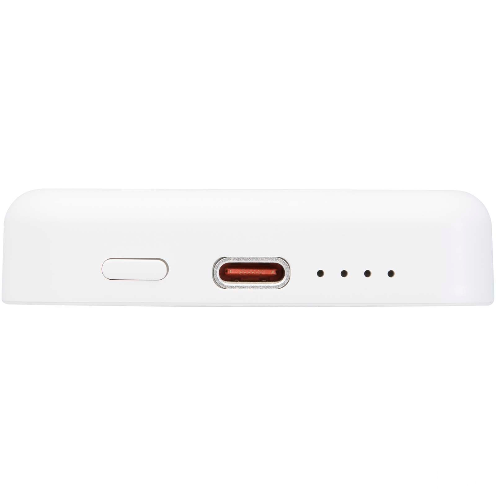 Acrab 5 000 mAh 15 W magnetisk trådløs powerbank med 20 W PD av resirkulert plast med logo