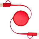 Alasia 5-i-1 100 cm utdragbar datasynkroniserings- och 45 W snabbladdningskabel av återvunnen plast och aluminium - bild 1