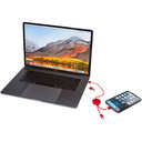 Alasia 5-i-1 30 cm datasynkroniserings- og 27 W hurtigladingskabel med trykk - bilde 6