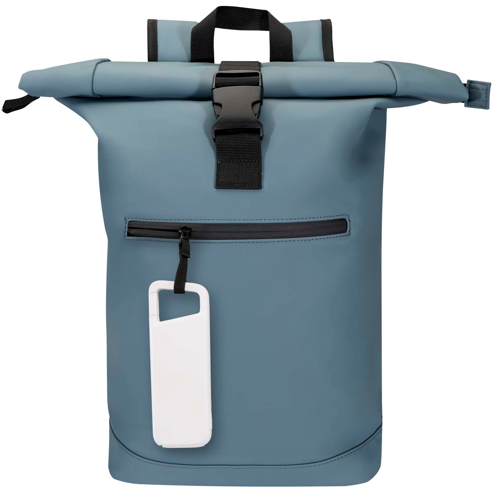 Alkes 5 000 mAh 12 W vattenbeständig powerbank av återvunnen plast med karbinhake