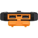 Altair 5 000 mAh 10 W robust solcellspowerbank av återvunnen plast med inbyggd ficklampa - bild 1