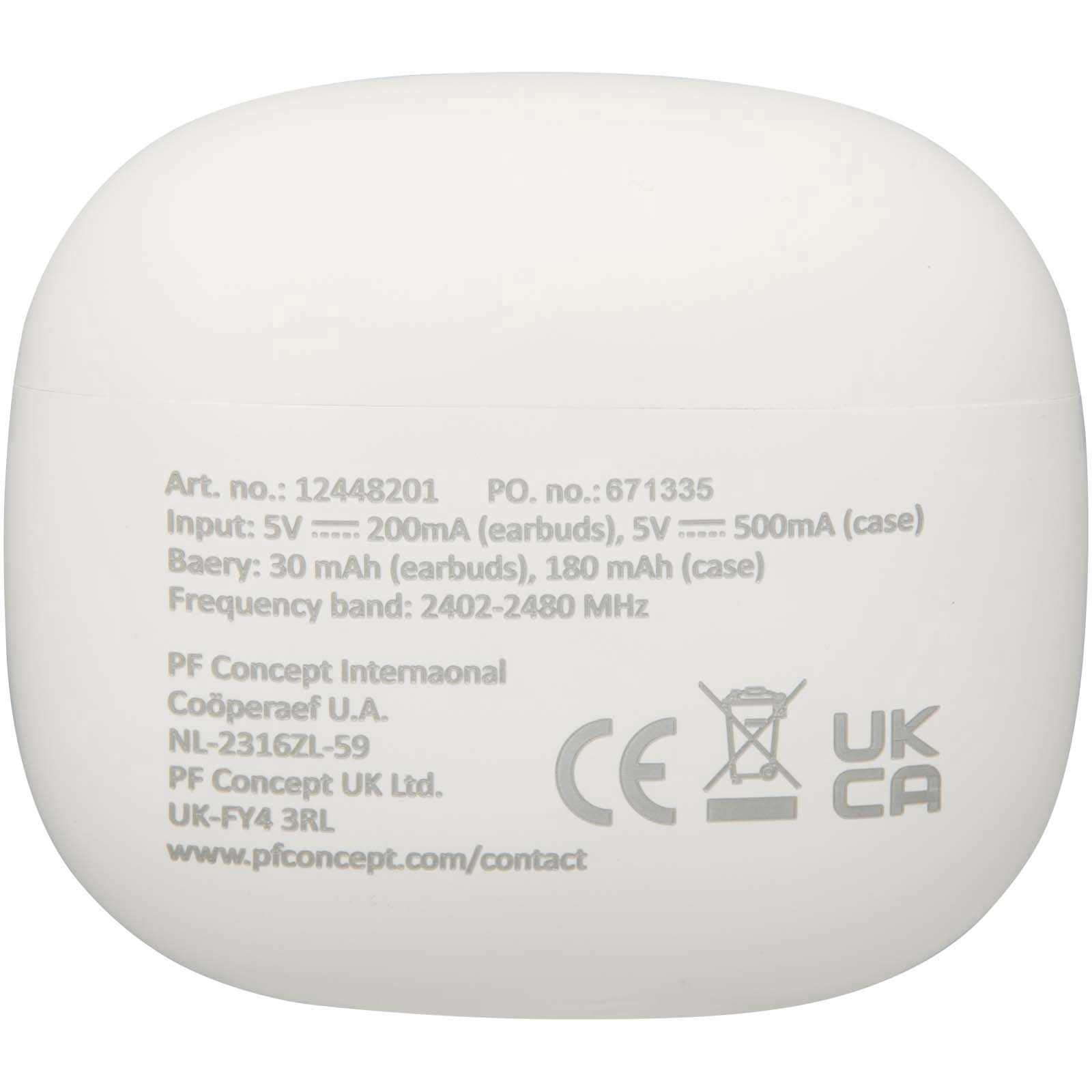 Alterf True Wireless Bluetooth®-öronsnäckor av återvunnen plast med öronproppar av silikon