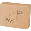 Arcturus 2 000 mAh powerbank i resirkulert aluminium med nøkkelring - bilde 2