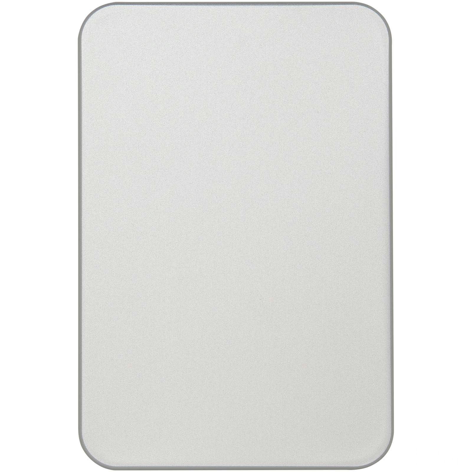 Avis 10 000 mAh magnetisk powerbank i RCS-återvunnet aluminium - Silver, forside