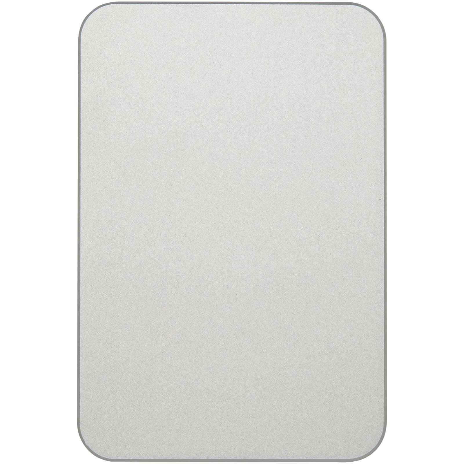 Avis 5000 mAh magnetisk powerbank i RCS-återvunnet aluminium - Silver, forside