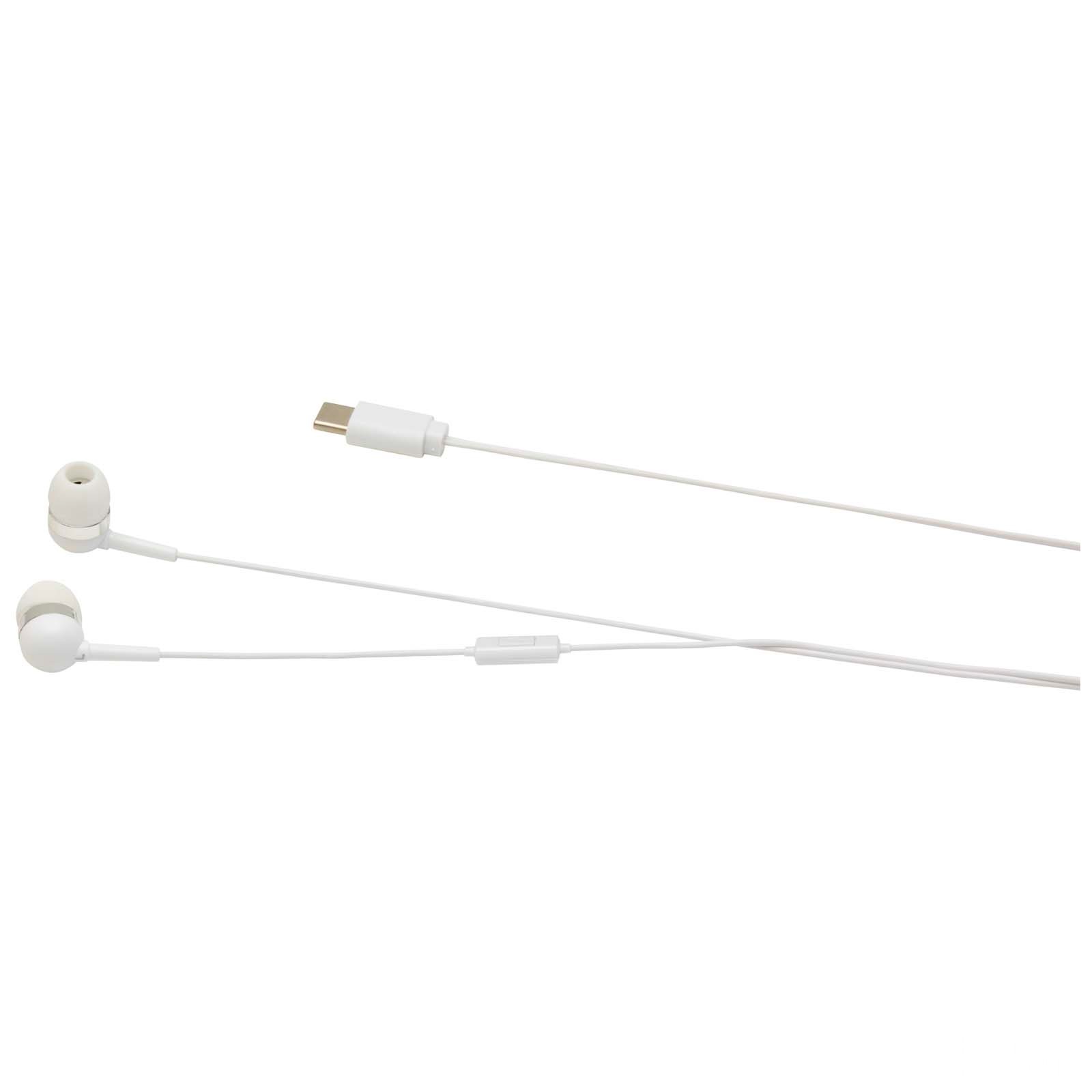 Baekdu headset med Type C-kabel och förvaringsfodral av återvunnen plast