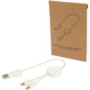 Citala 5-in-1 recycled plastic 30 cm data sync and 27W fast charge cable - image 2