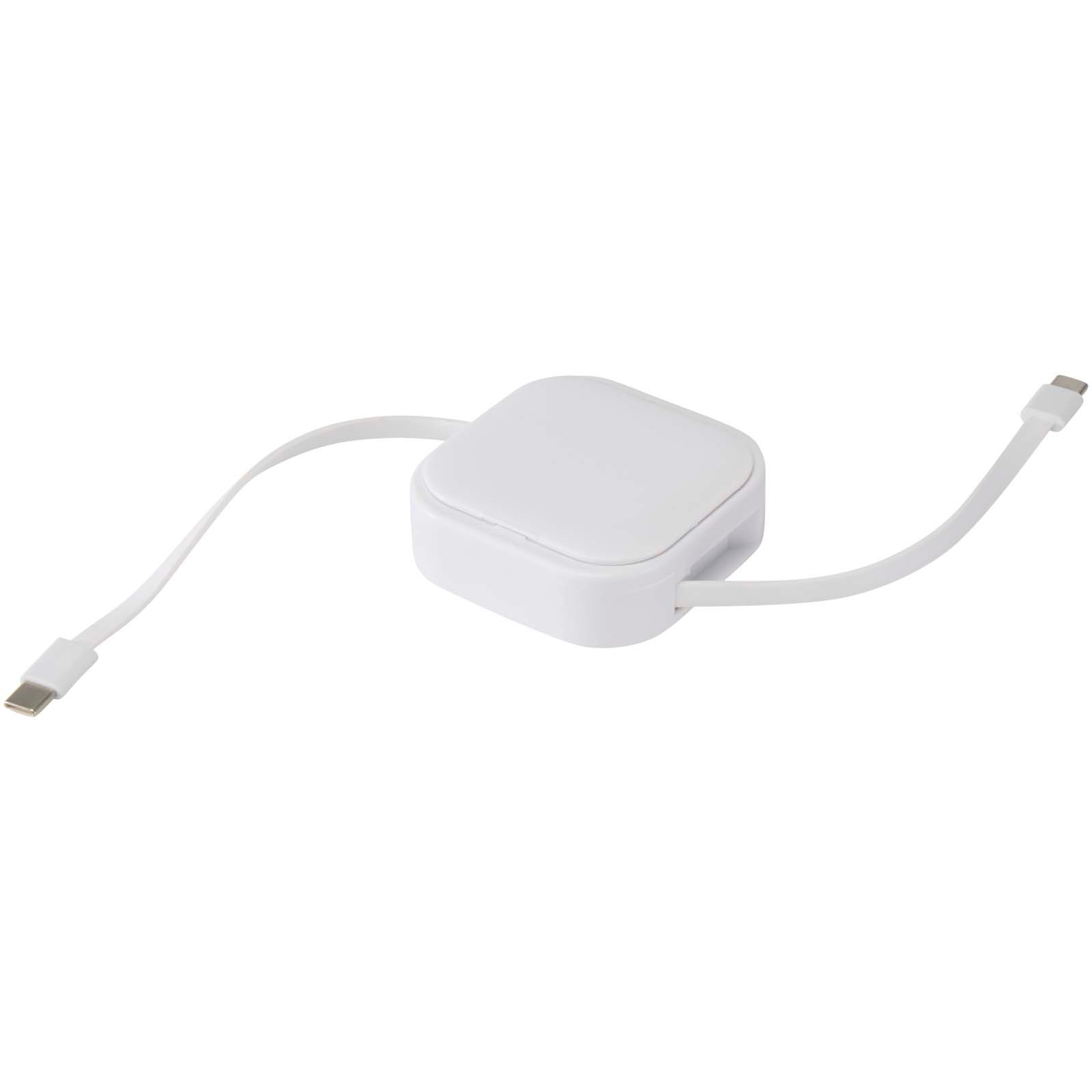 Gloas 5-in-1 recycled retractable data sync and 100W fast charge cable with smartphone tool kit