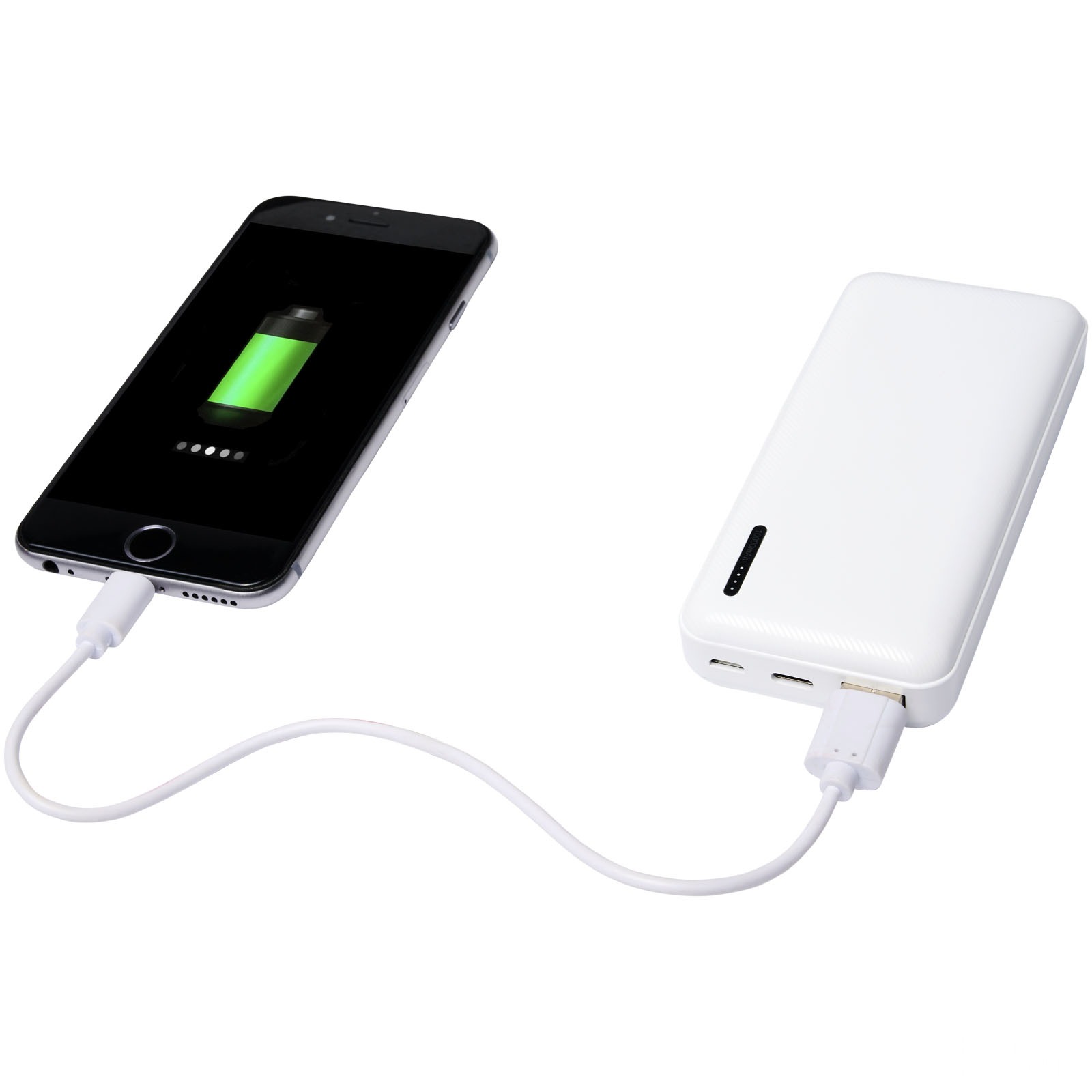 Komprimera 10 000 mAh powerbank med hög densitet