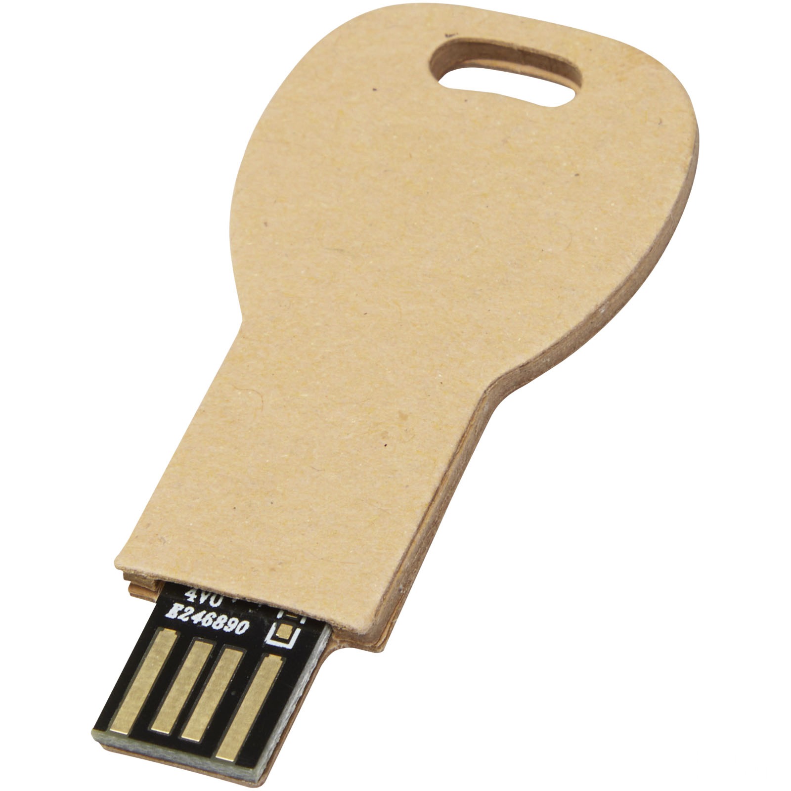 Nøkkelformet USB-minne 2.0 i resirkulert papir