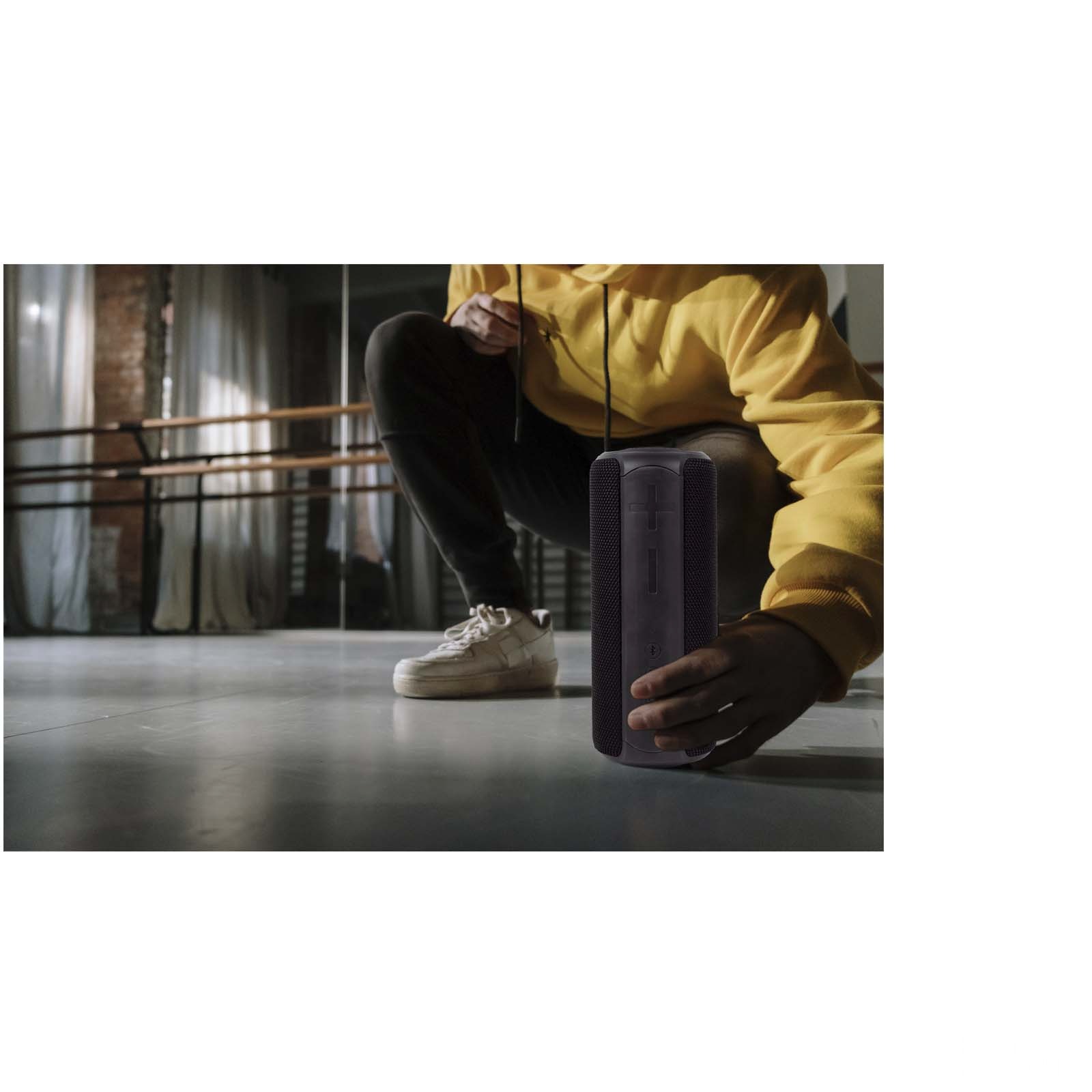 Prixton Echo Box høyttaler med logo