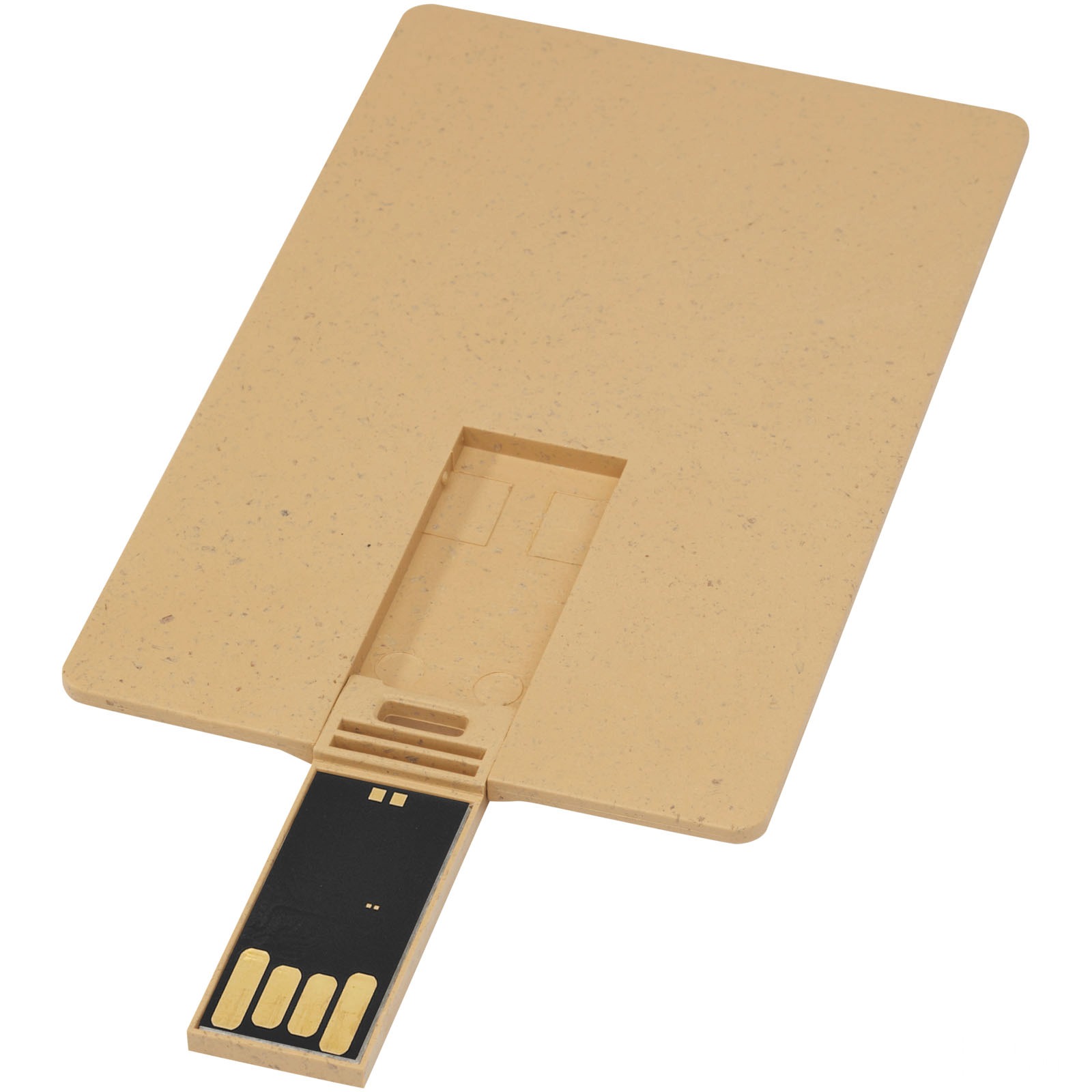 Rectangular biodegradable USB in credit card format