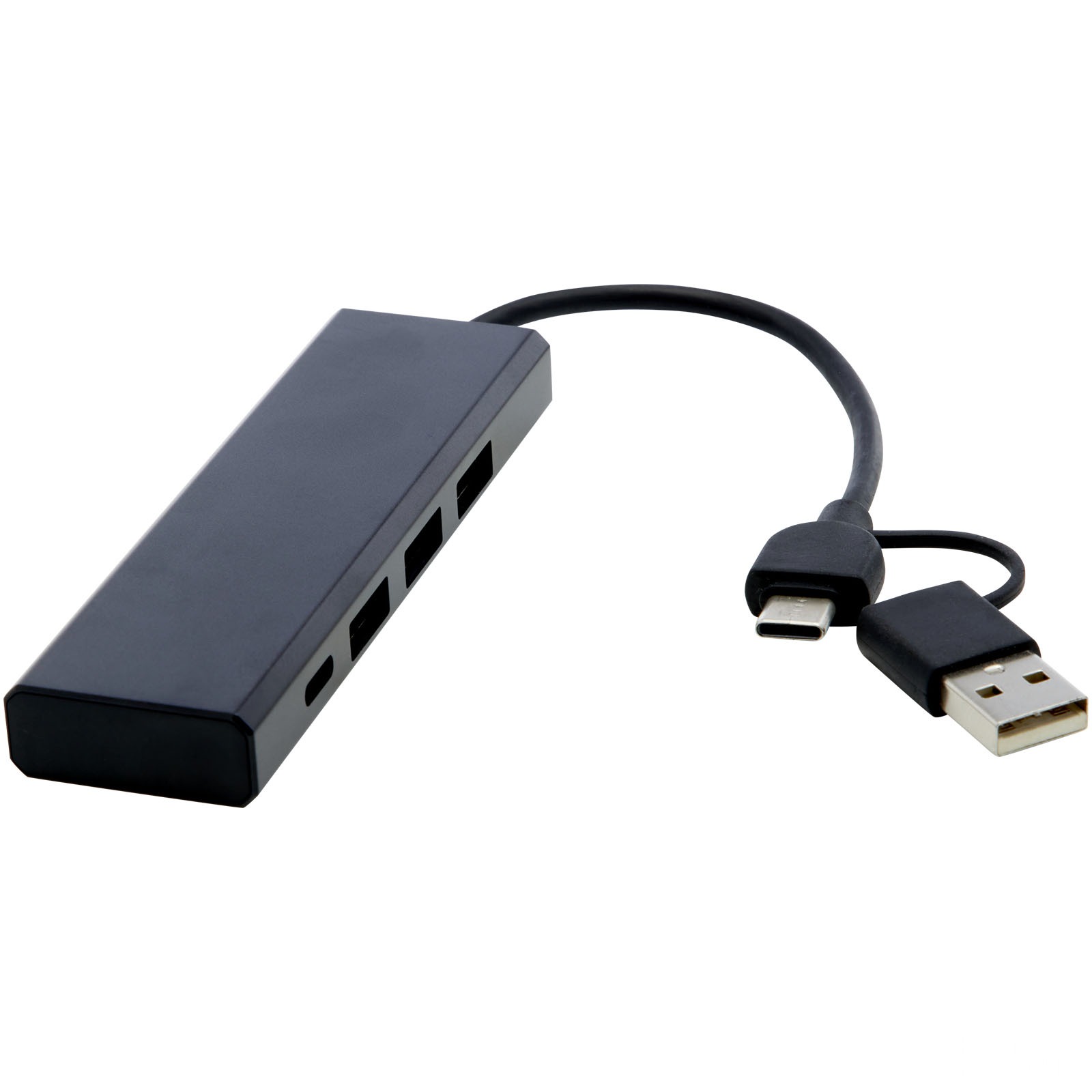 Rise USB 2.0-hub av RCS-resirkulert aluminium med trykk