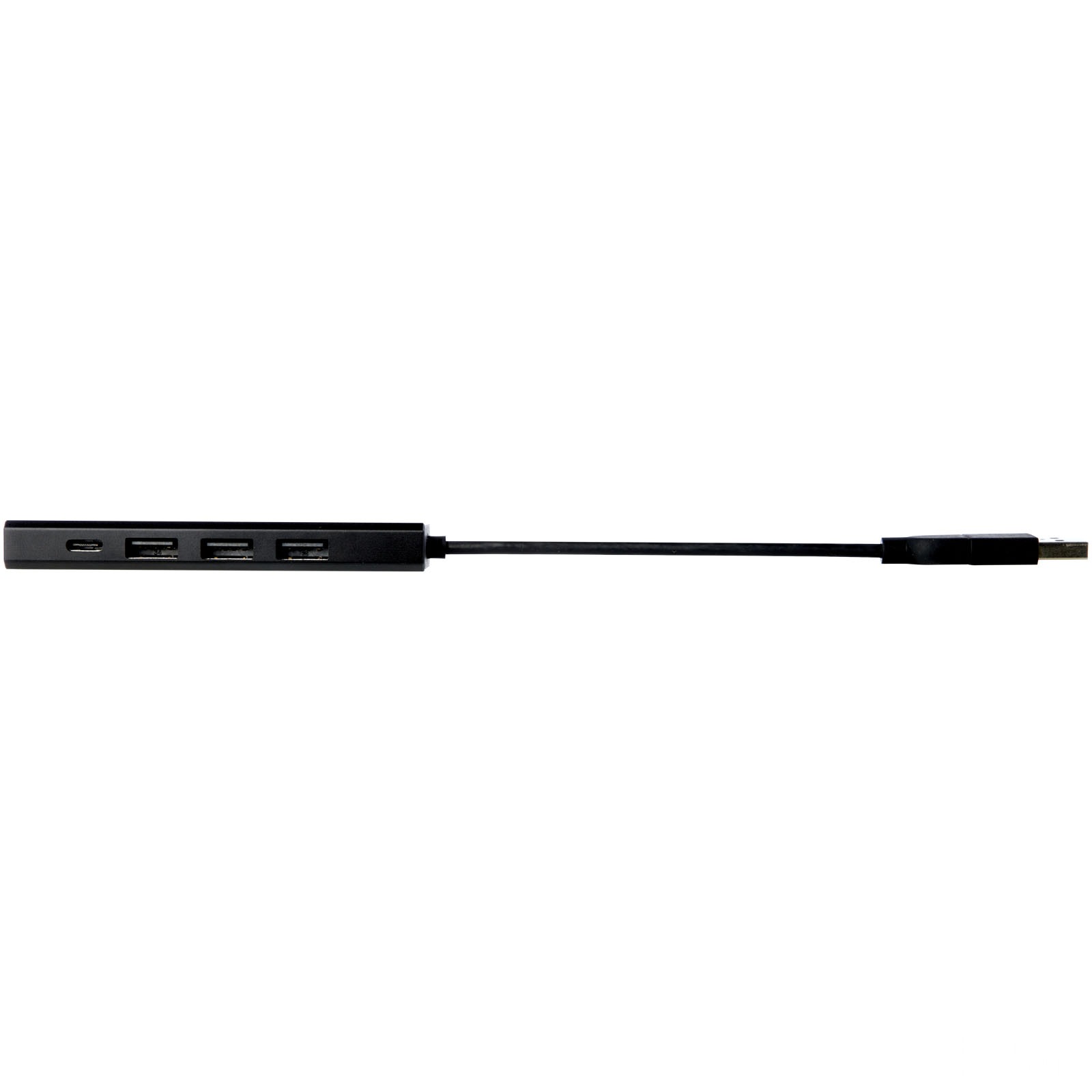 Rise USB 2.0-hub av RCS-resirkulert aluminium med trykk