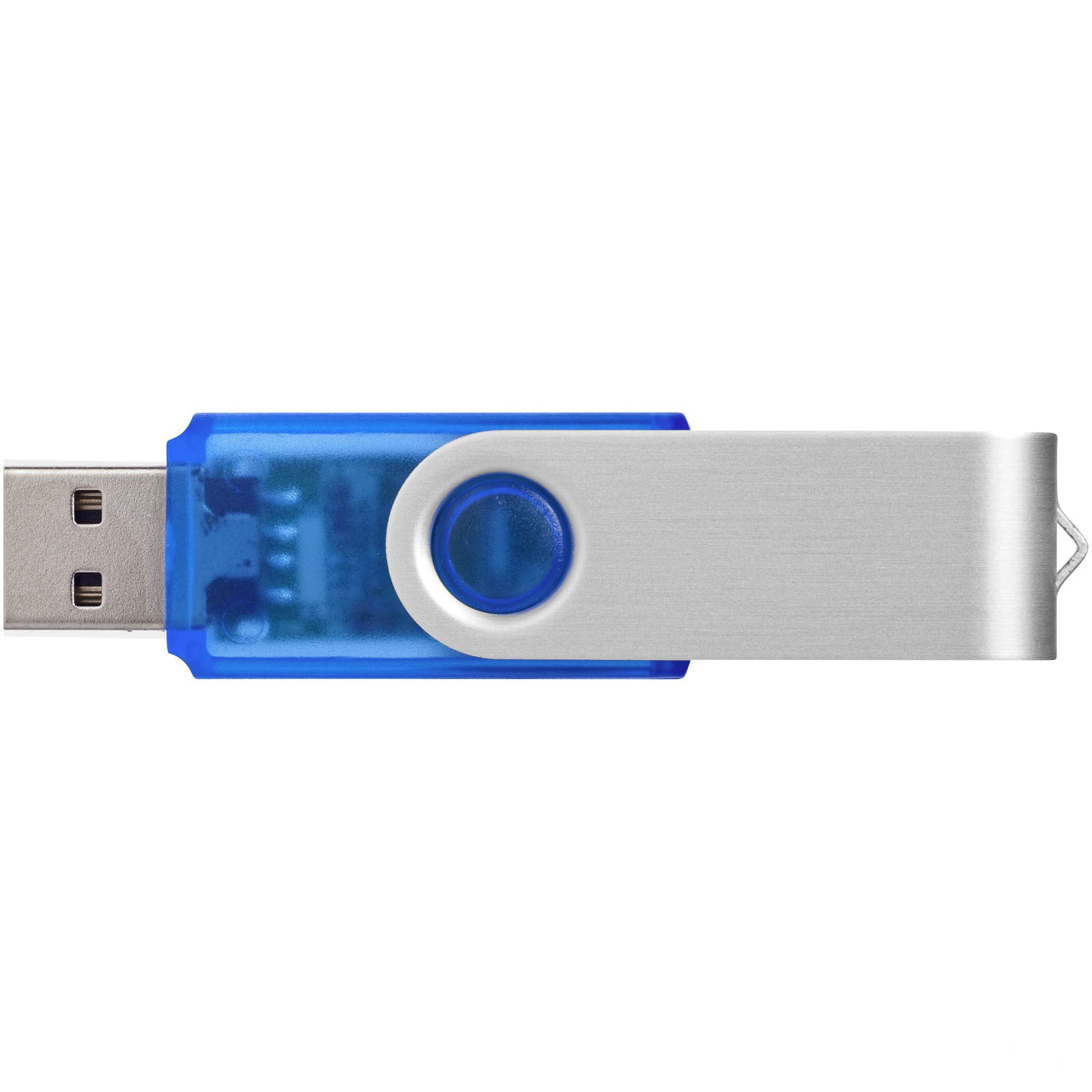 Rotate transparent USB flash drive